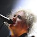 Robert Smith of The Cure early in their show Tuesday night.