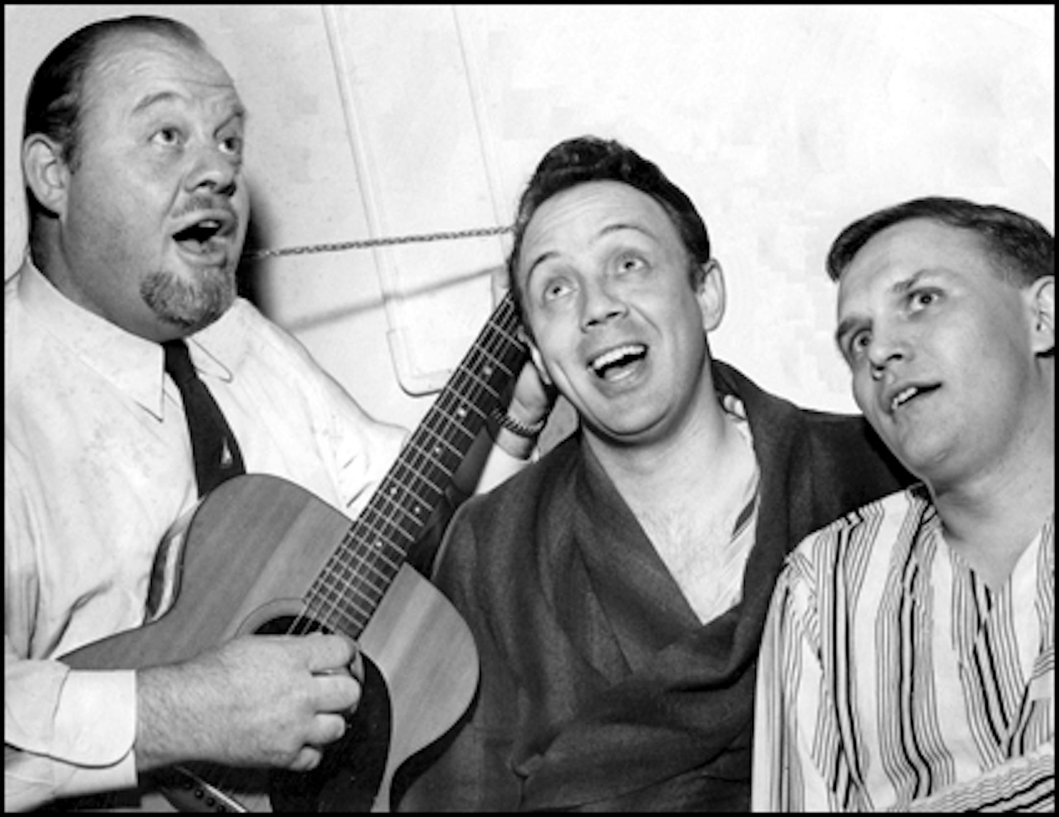 Burl Ives at Glen Lake Sanatorium, 1951