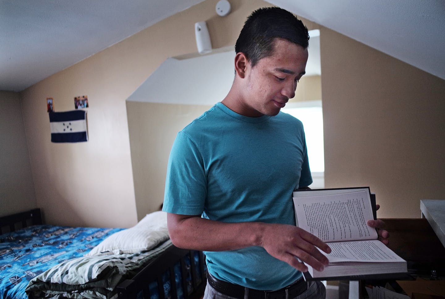 Elder Leiva, 17, left his native Honduras by himself and crossed into the United States amid a surge in unaccompanied minor arrivals from Central America.