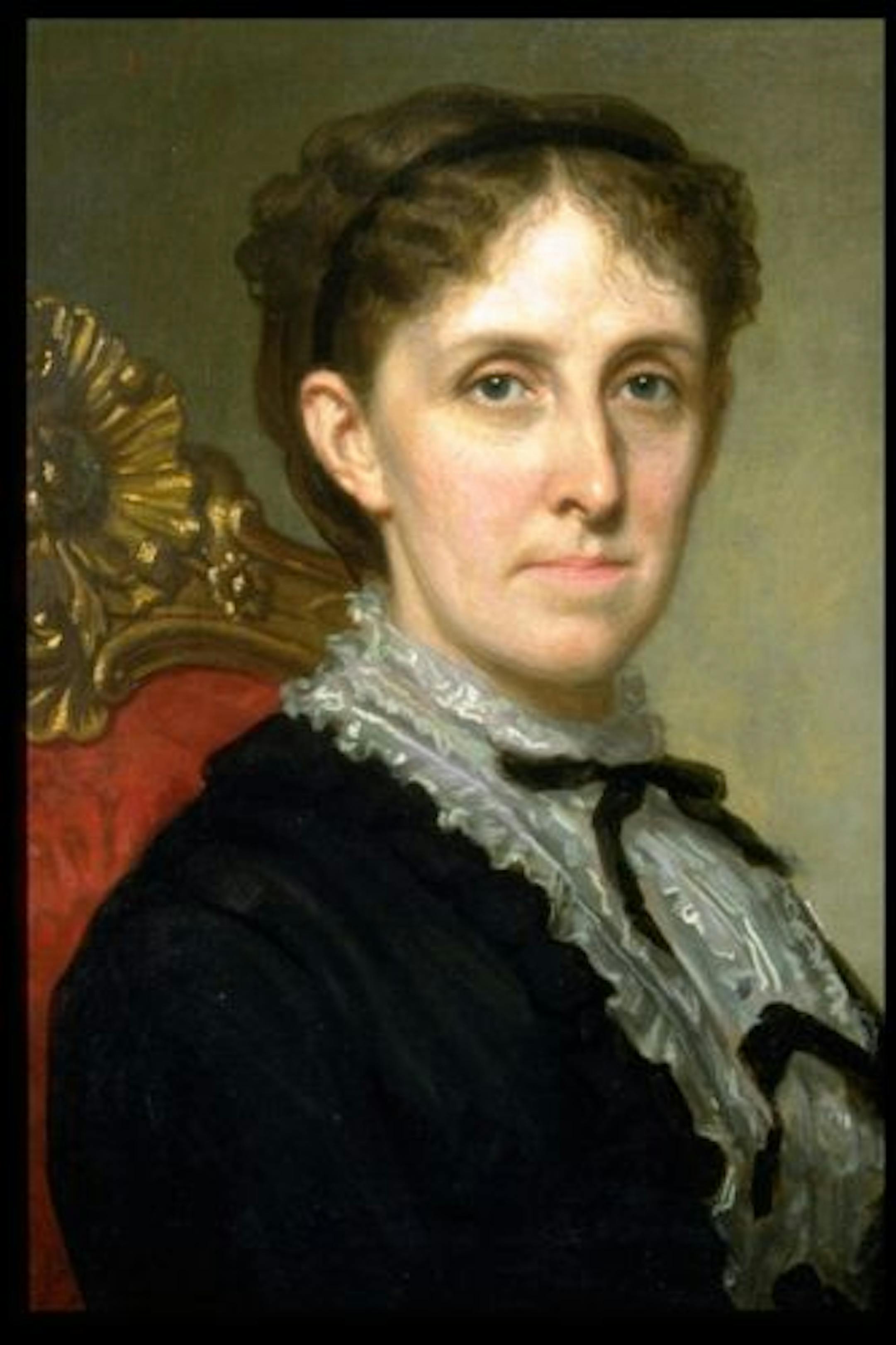 ALCOTT0722. portrait of Louisa May Alcott by George P.A. Healy. Provided by Orchard House (LMA's museum).