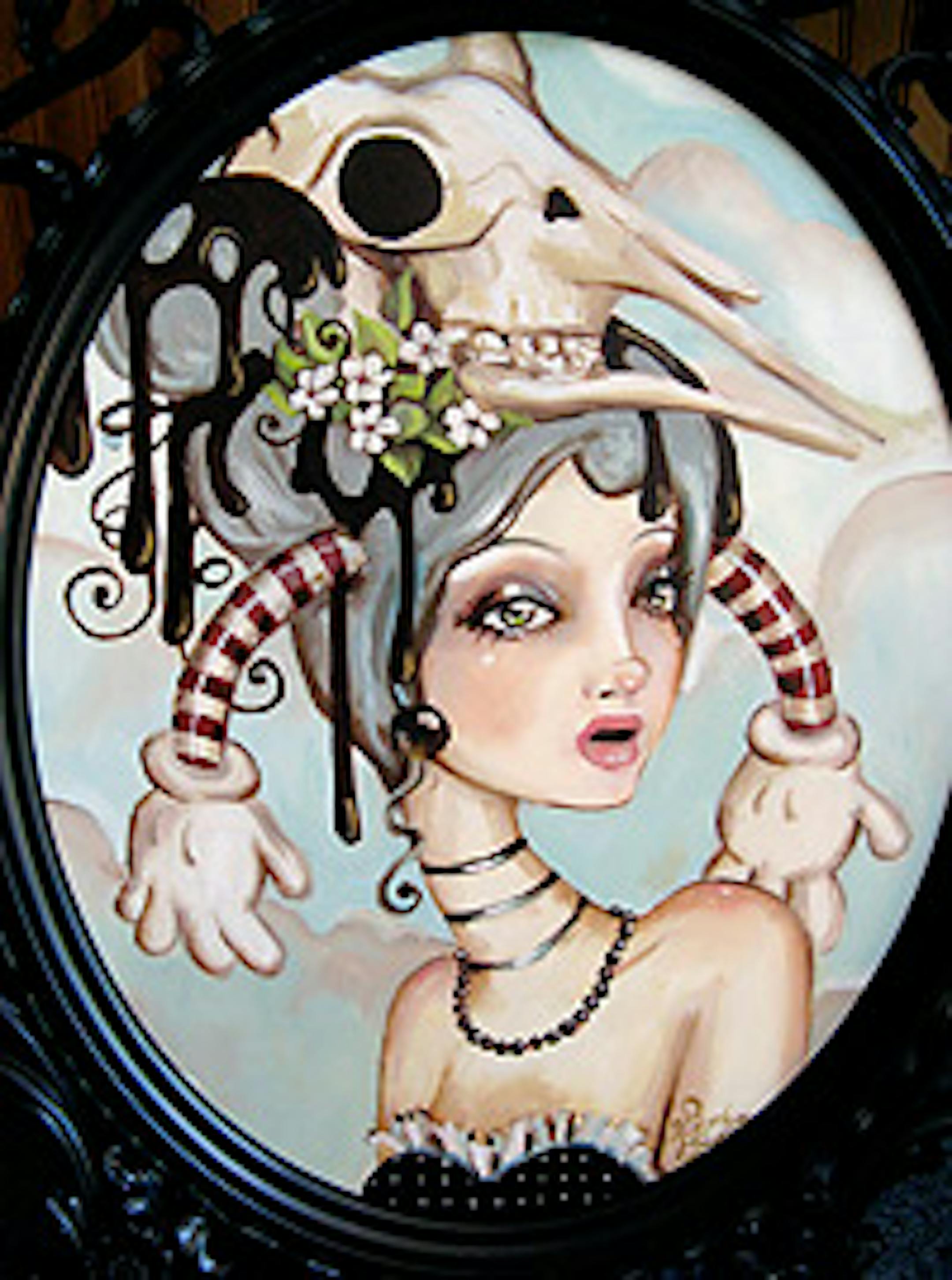 "Goddess of the Giraffe's Head" by Rudy Fig