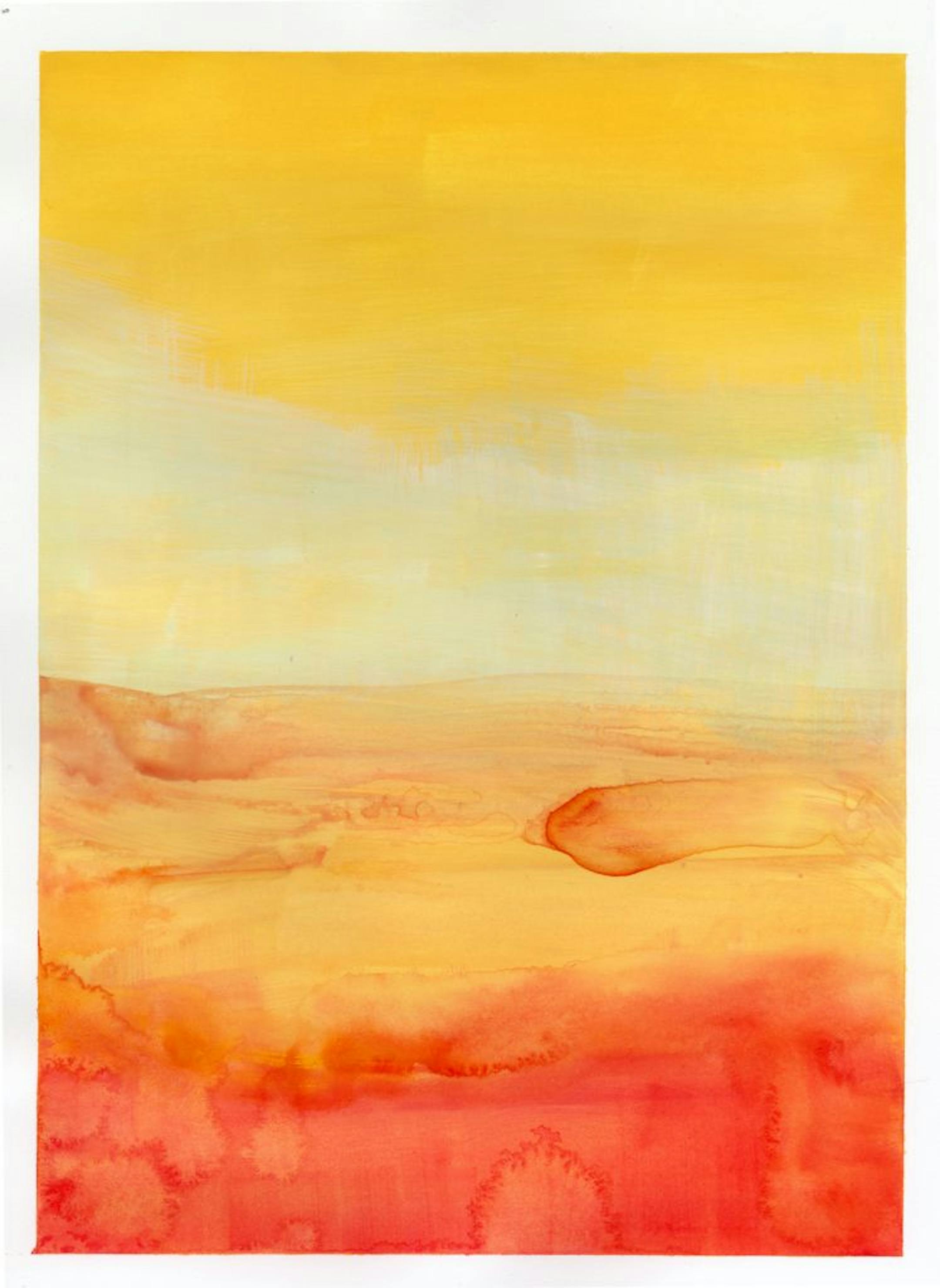 Untitled gouache on paper by Margaret Pezalla-Granlund