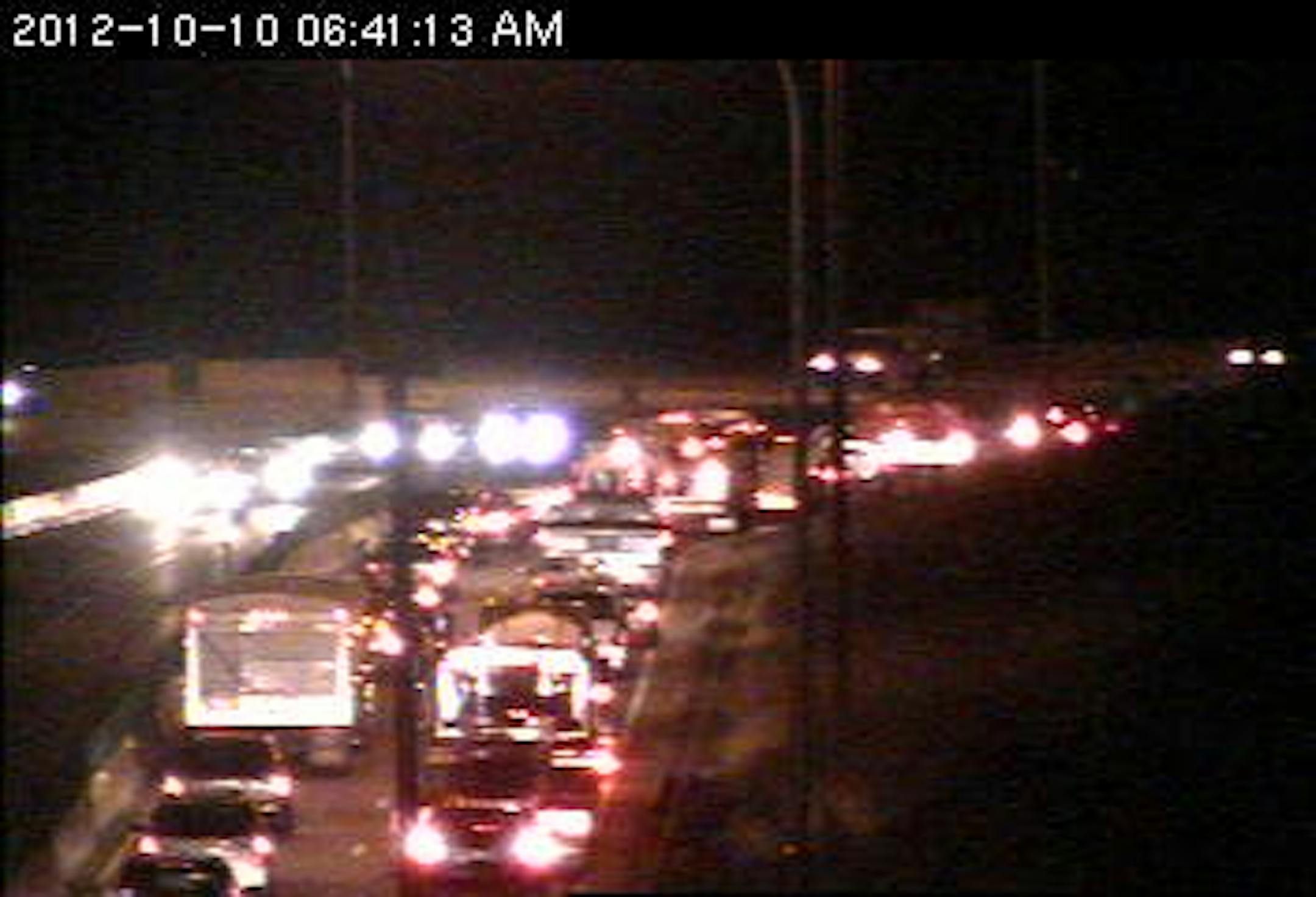 Traffic backup on north 169 at Andersen Lakes Pkwy.