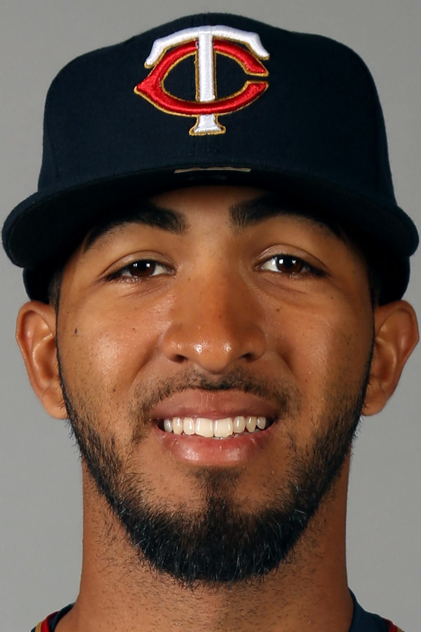 FORT MYERS, FL - MARCH 3: Eddie Rosario #60 of the Minnesota Twins poses during Photo Day on Tuesday, March 3, 2015 at Hammond Stadium in Fort Myers, Florida. (Photo by Robbie Rogers/MLB Photos via Getty Images) *** Local Caption *** Eddie Rosario ORG XMIT: 532475317