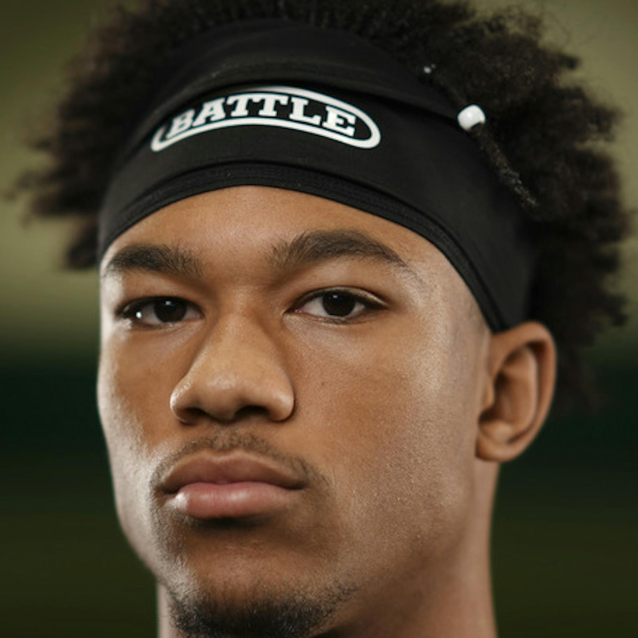 Lakeville North's RaJa Nelson before practice Wednesday afternoon. ] JEFF WHEELER • Jeff.Wheeler@startribune.com RaJa Nelson, Lakeville North quarterback and cornerback, is the Star Tribune's Metro Player of the Year. He was photographed before practice at Soccer Blast in Burnsville Wednesday afternoon, November 13, 2019. ORG XMIT: MIN1911131830052513