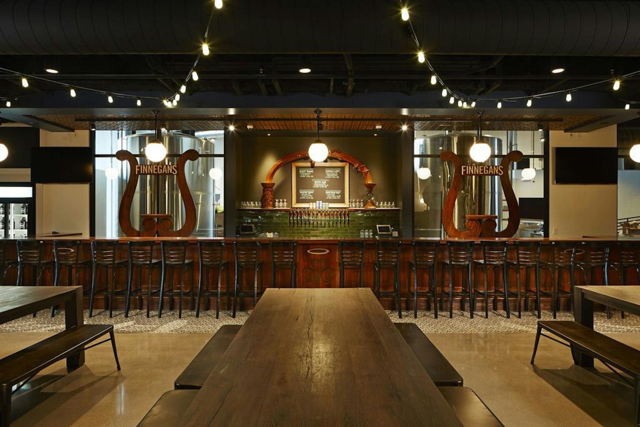 The new taproom at Finnegans.