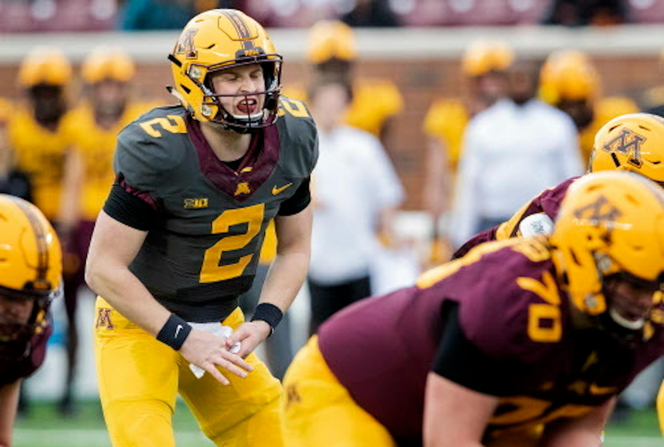 Gophers Quarterback Tanner Morgan (2).