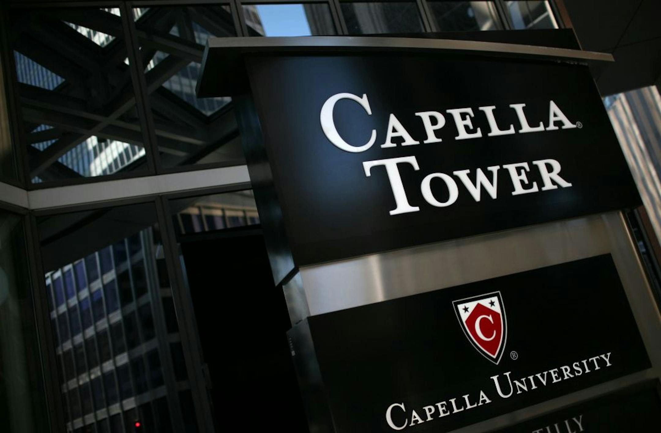 Capella Towers is located on the southeast corner of Second Av and 6th Street in Minneapolis.