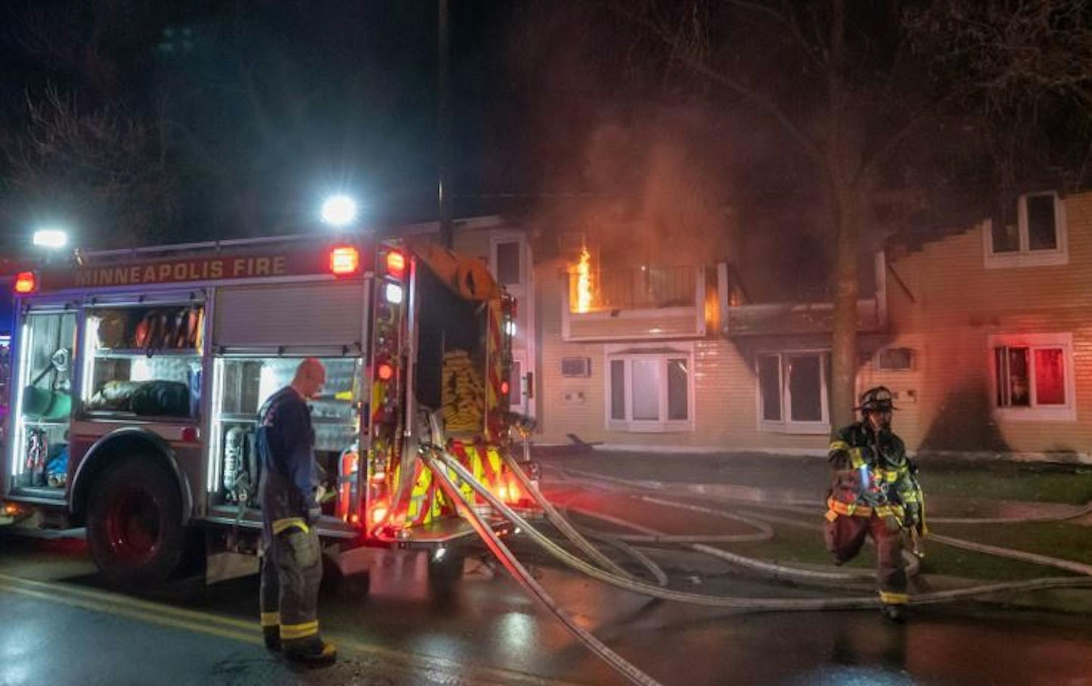 A fire on April 21 damaged a condominium in north Minneapolis.
