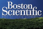 A Boston Scientific Corporation logo is displayed in Massachusetts in July 2010. (AP file photo.) ORG XMIT: MIN2018051422163682 ORG XMIT: MIN190819162