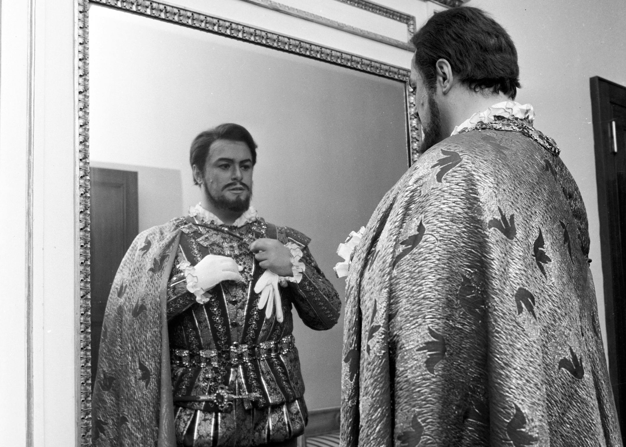 Luciano Pavarotti in "Pavarotti," documentary by Ron Howard.