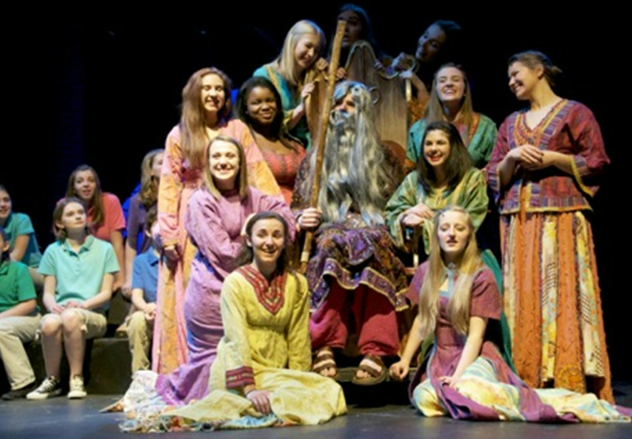 Joseph and the Amazing Technicolor Dreamcoat, 2015 cast at Anoka High School.