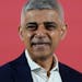 London Mayor Sadiq Khan made history Saturday by becoming the city's first mayor elected to a third term.