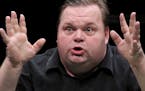 FILE -- Mike Daisey in "The Agony and the Ecstasy of Steve Jobs," at the Public Theater in New York, Oct. 9, 2011. The controversy that has erupted ov