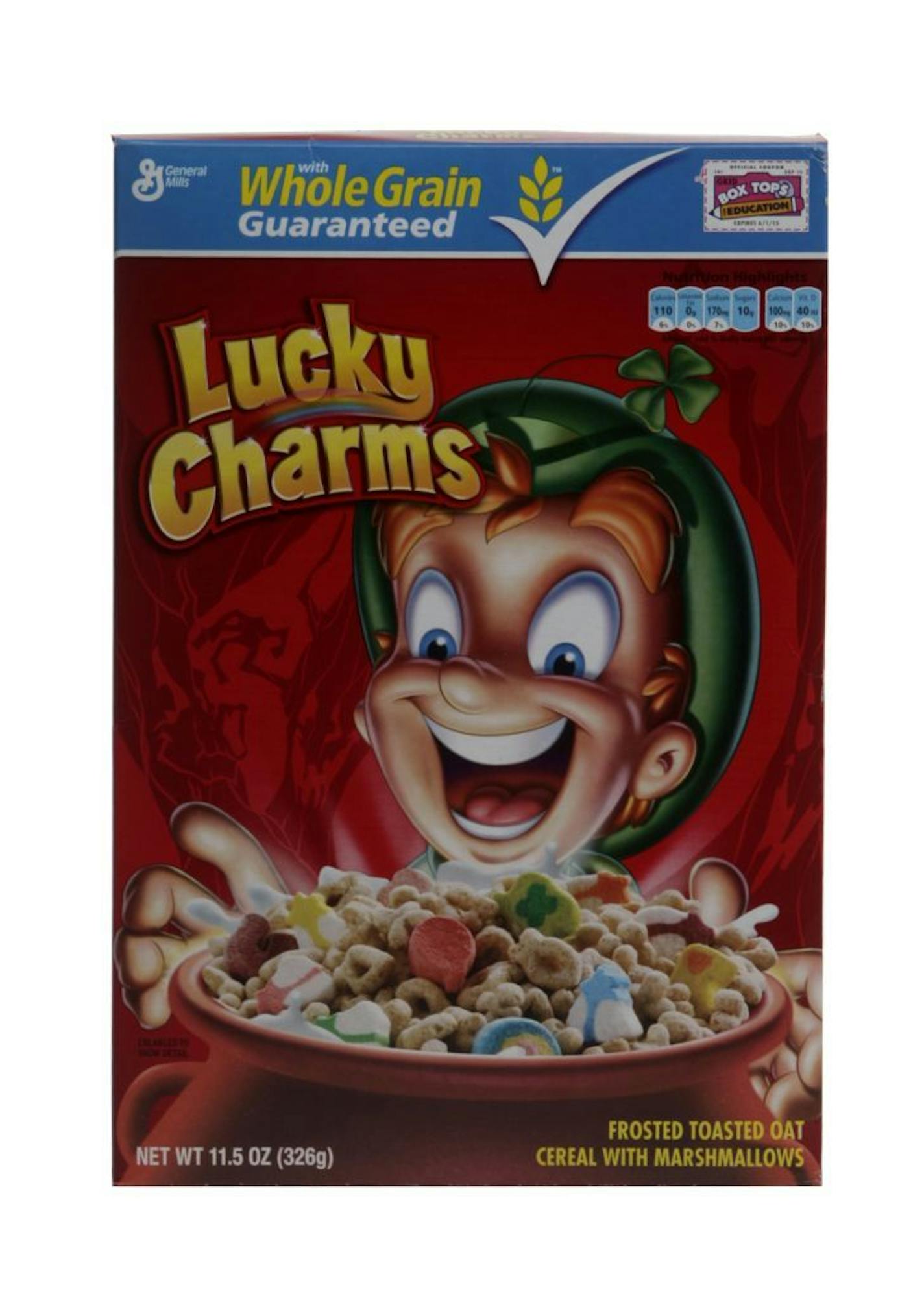 Lucky Charms cereal.