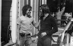 Bob Dylan and Louie Kemp hanging out in 1972.