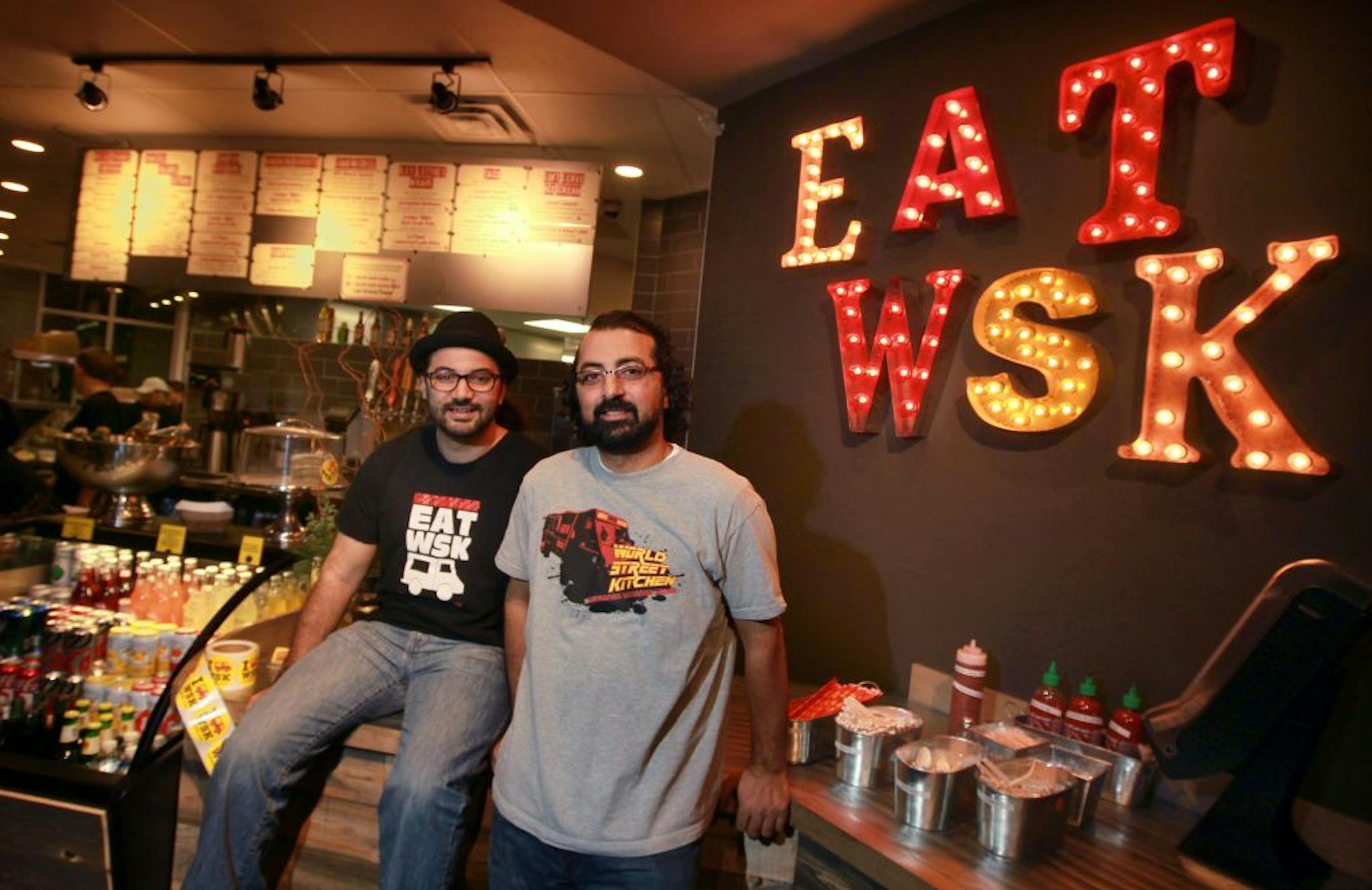 Restaurants/shops the that opened in 2012 or, will shortly open, to round out our year in review coverage. _ The Brothers Sameh Wadi and Saed Wadi at the counter of their new restaurant, The World Street Kitchen, 28th and Lyndale S., Mpls. _ [ TOM WALLACE � twallace@startribune.com _ Assignments #20026712 _ Dec 14, 2012_ SLUG: rn1227._ EXTRA INFORMATION: ORG XMIT: MIN1211121424250028