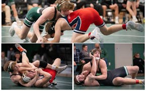 Mounds View's Swenson brothers run three deep, clockwise from top: Brett, Ethan and Brady.