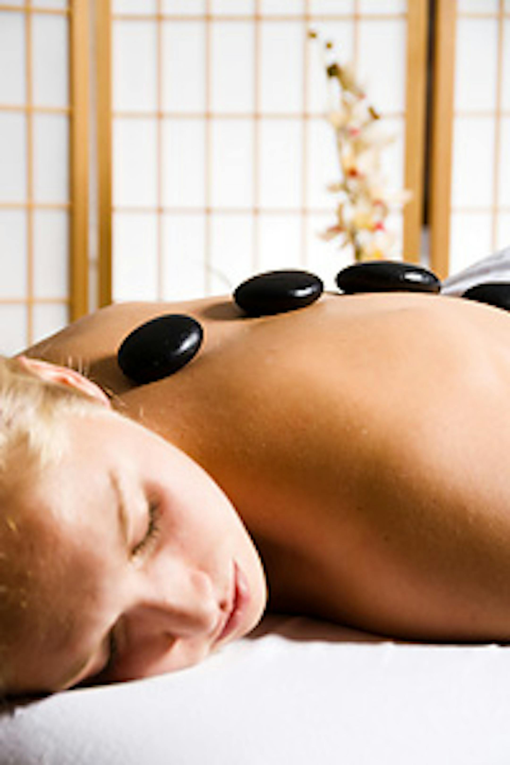 Hot-stone massage