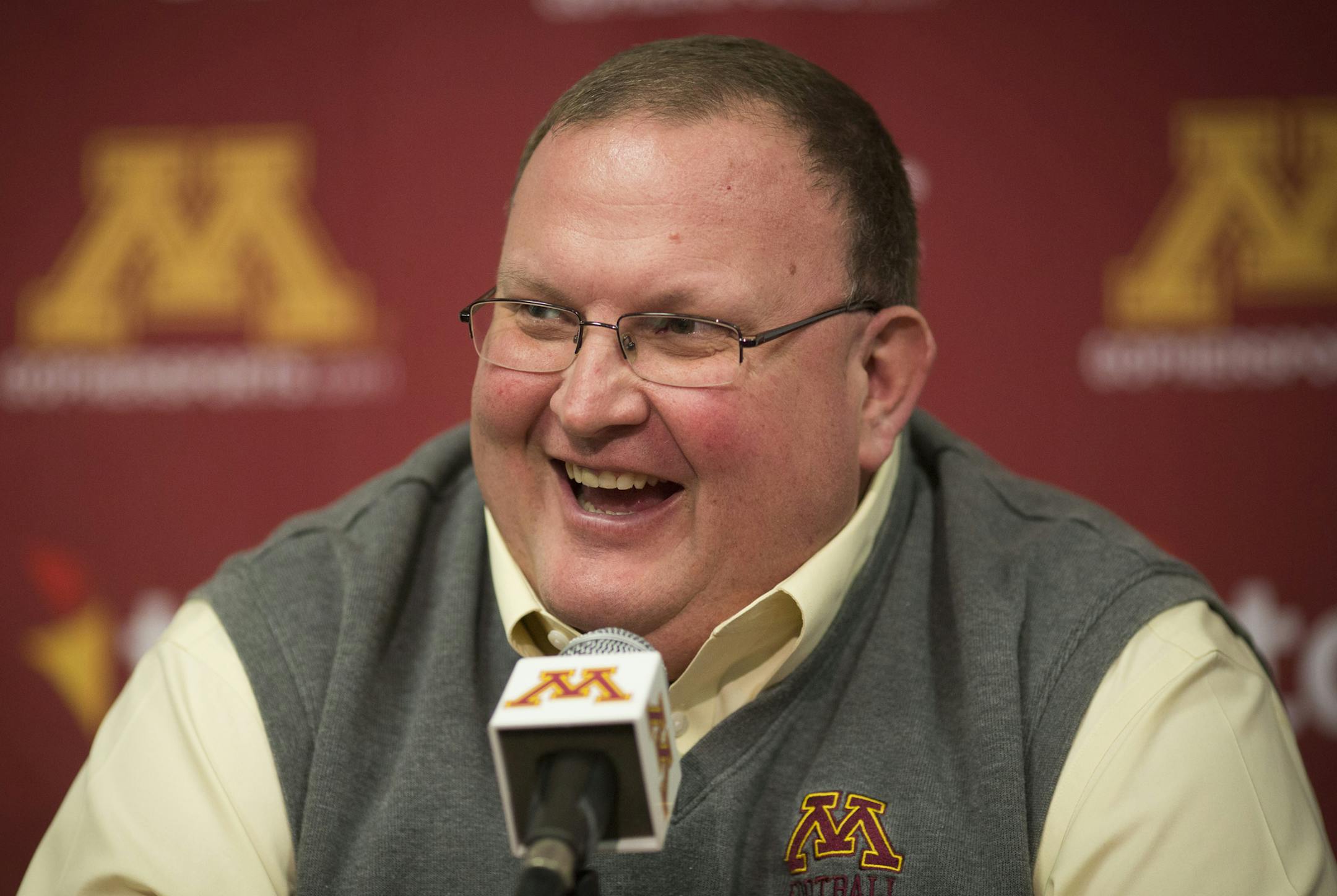 Gophers football head coach Tracy Claeys
