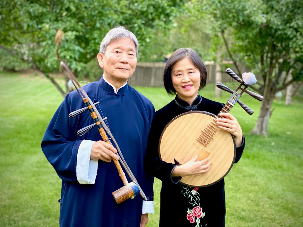 Xie’s parents, Peking Opera musicians Mei Hu and Zhengang Xie.
