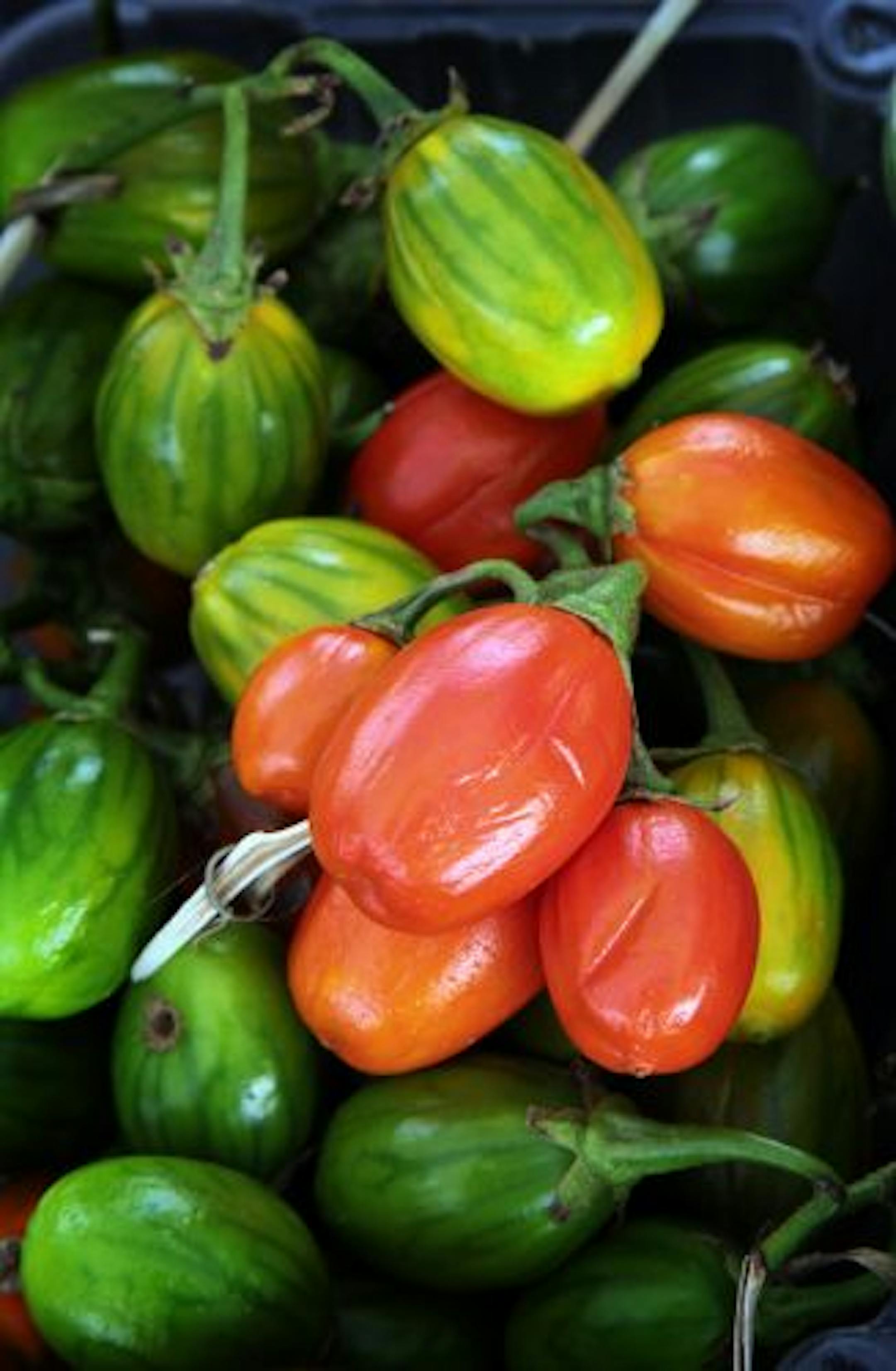 An array of fresh vegetables can be found at farmers markets.