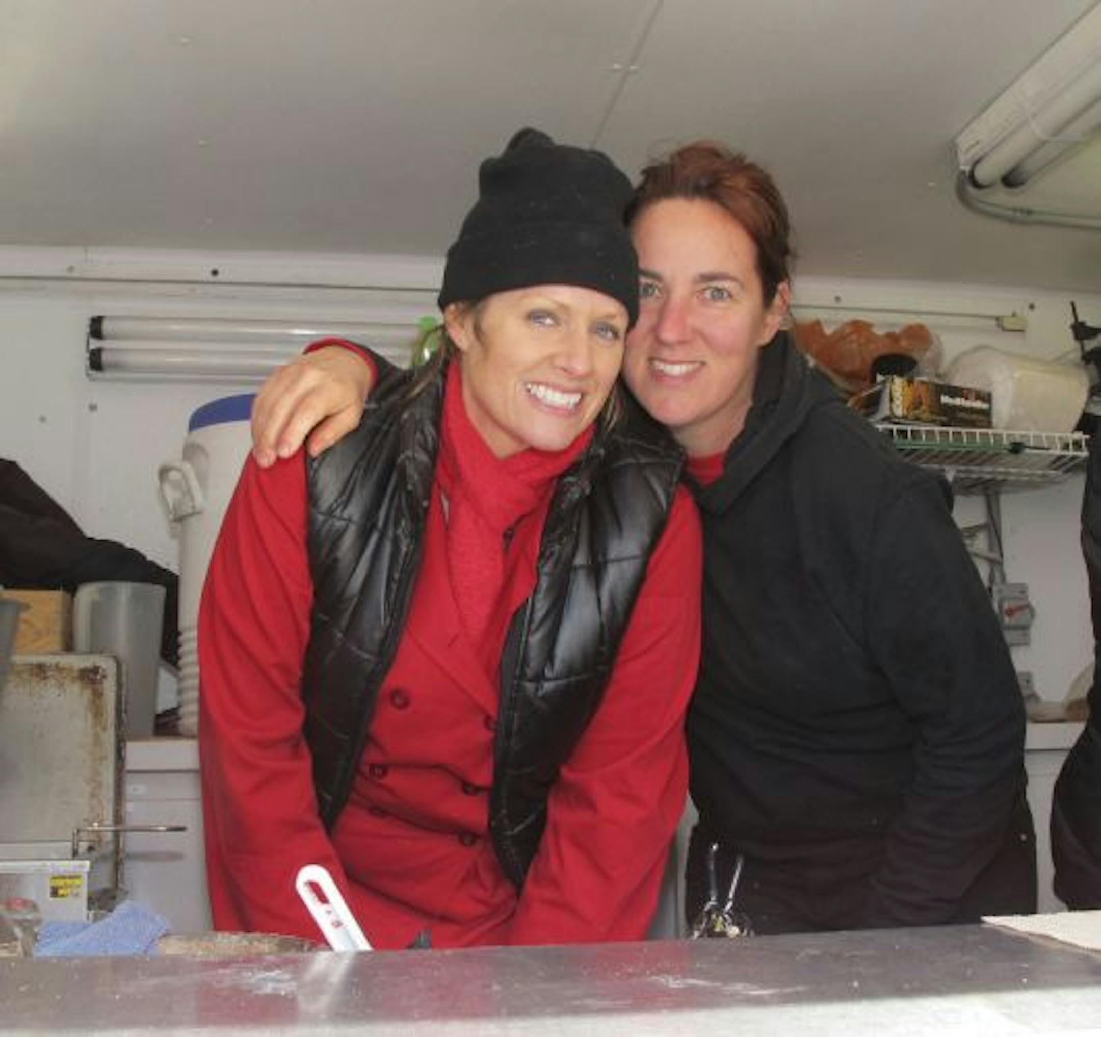 Carrie Summer and Lisa Carlson.