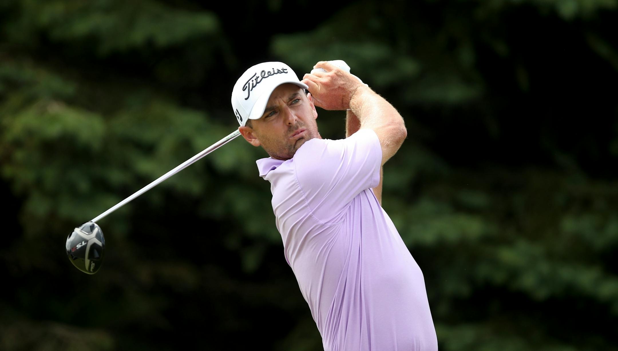 Charles Howell III hit off of the second tee during the final day of the 3M Open at TPC Twin Cities.