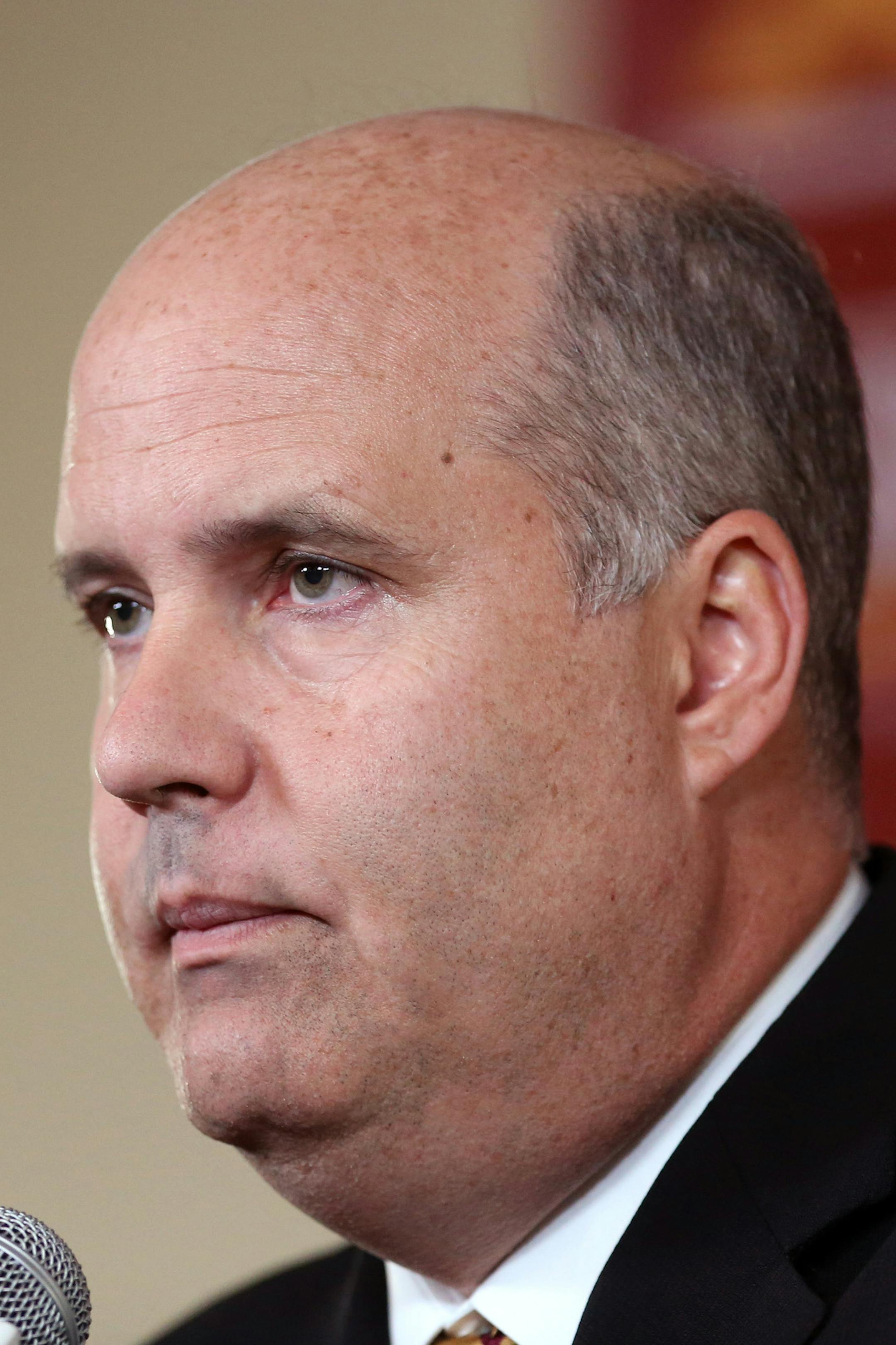 Norwood Teague University of Minnesota Athletics talked during a press conference announcing the firing of basketball coach Tubby Smith Monday March, 25, 2013 in Minneapolis, MN. ] JERRY HOLT ‚Ä¢ jerry.holt@startribune.com ORG XMIT: MIN1303251527340694