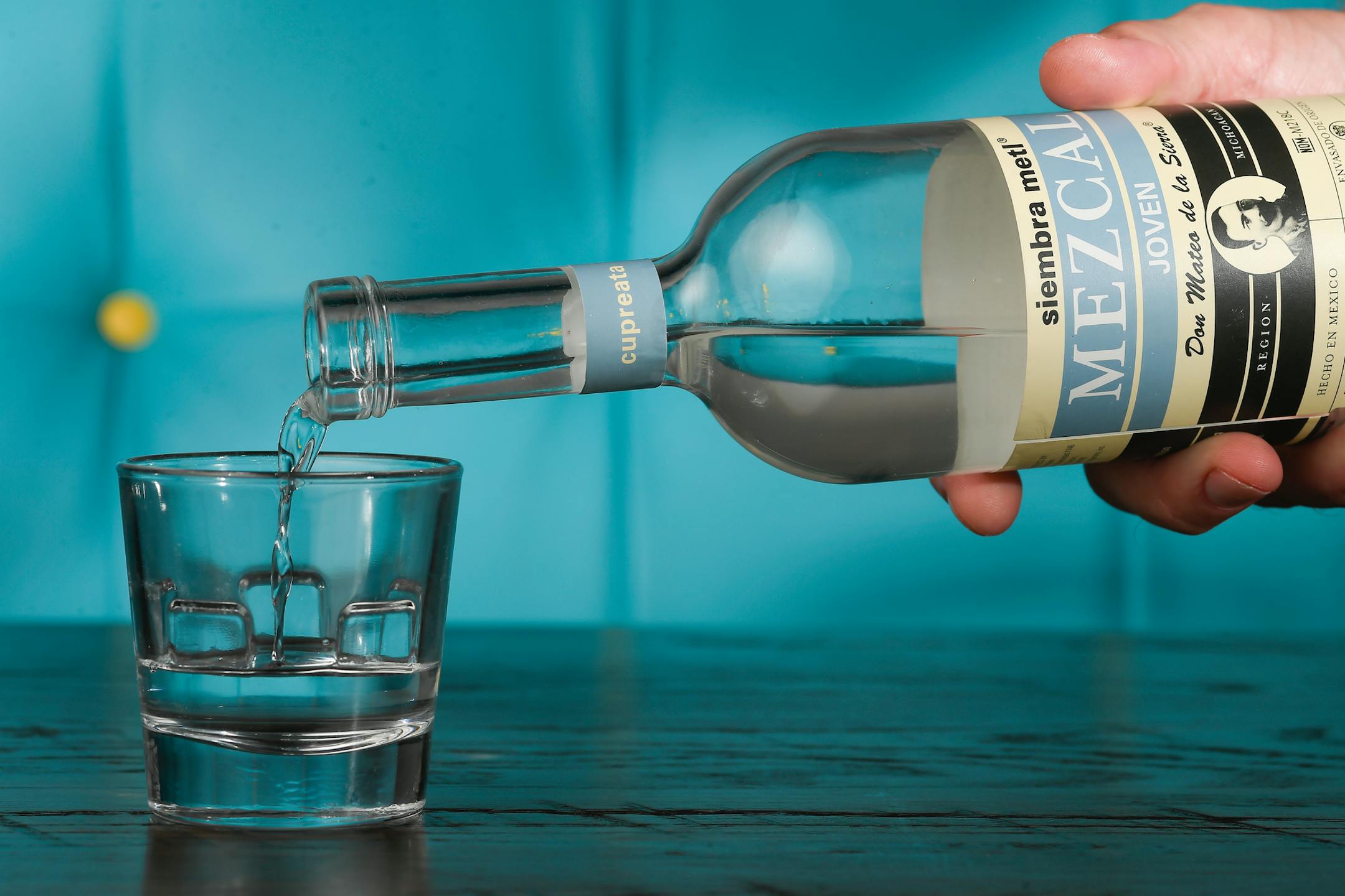 Mezcal is poured at Baja Haus in Wayzata.