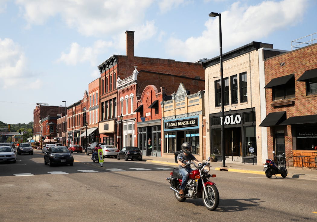 Downtown Stillwater has wall-to-wall shops and restaurants.