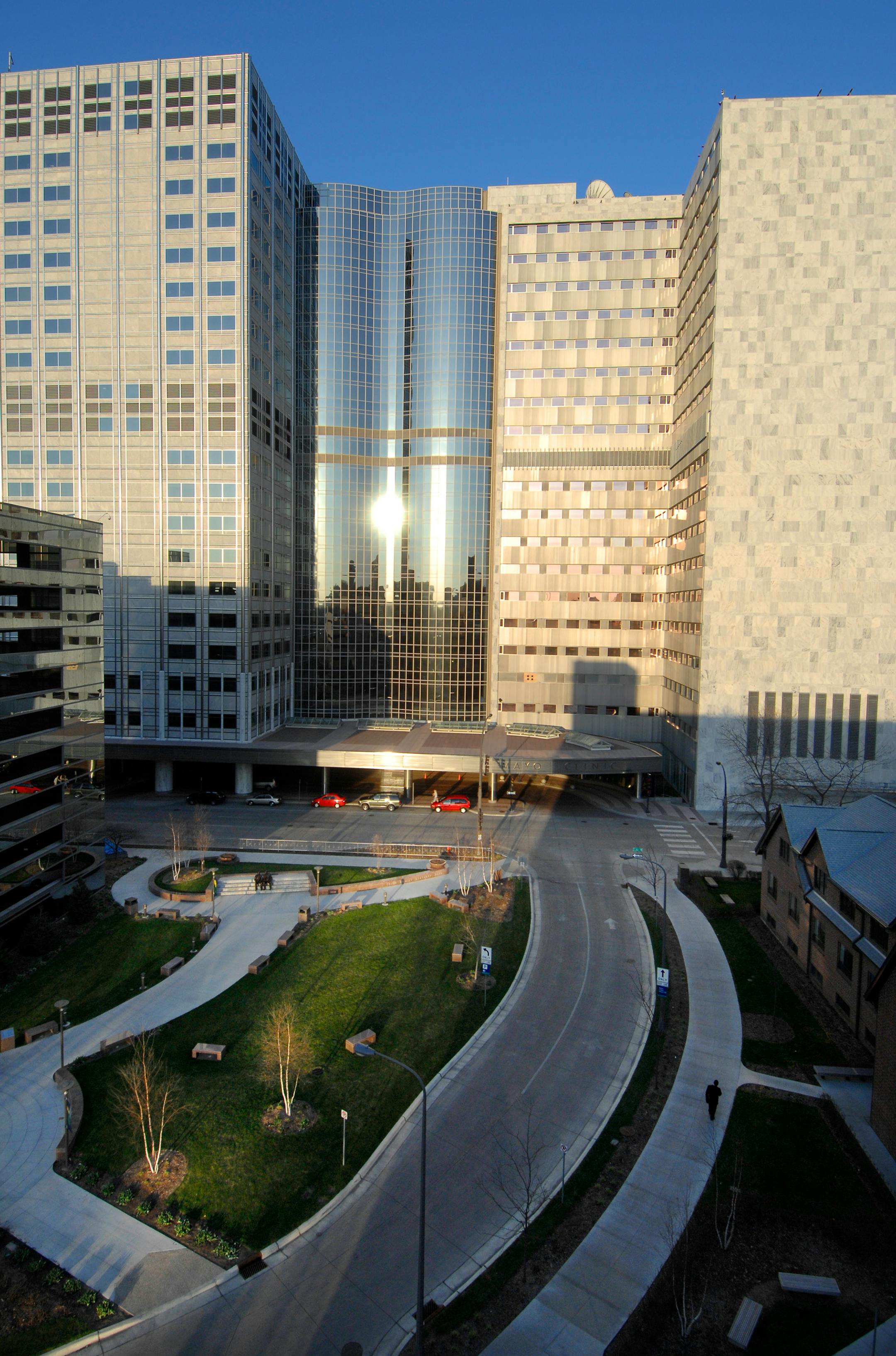 The Mayo Clinic's Gonda Building in downtown Rochester.