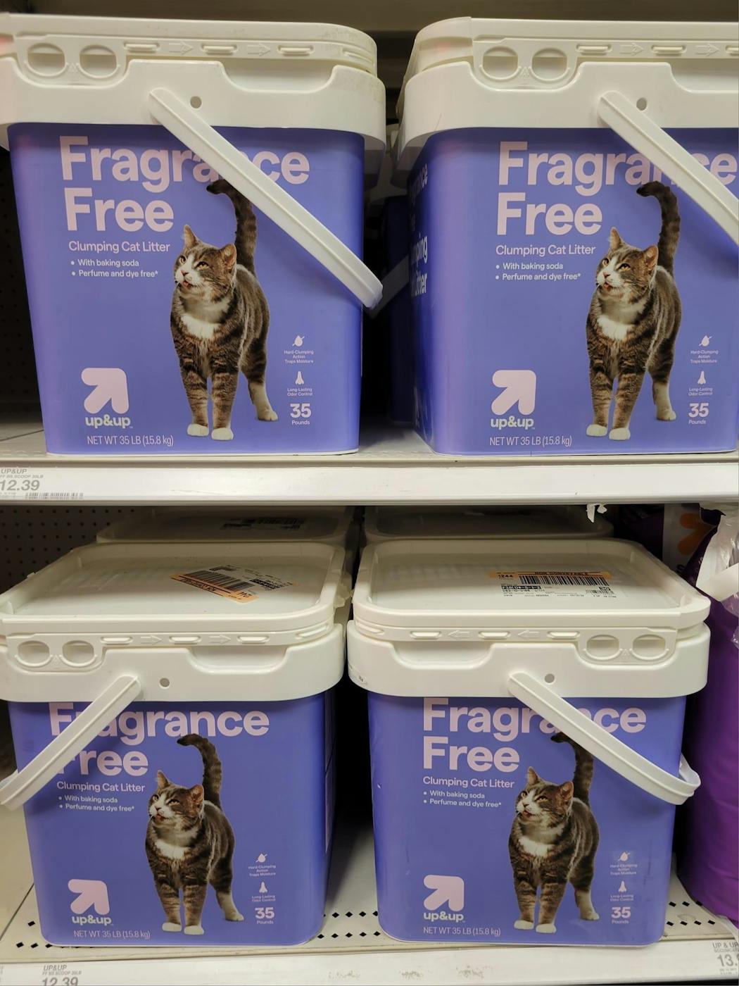 Hercules appears on the label of cat litter at Target.
