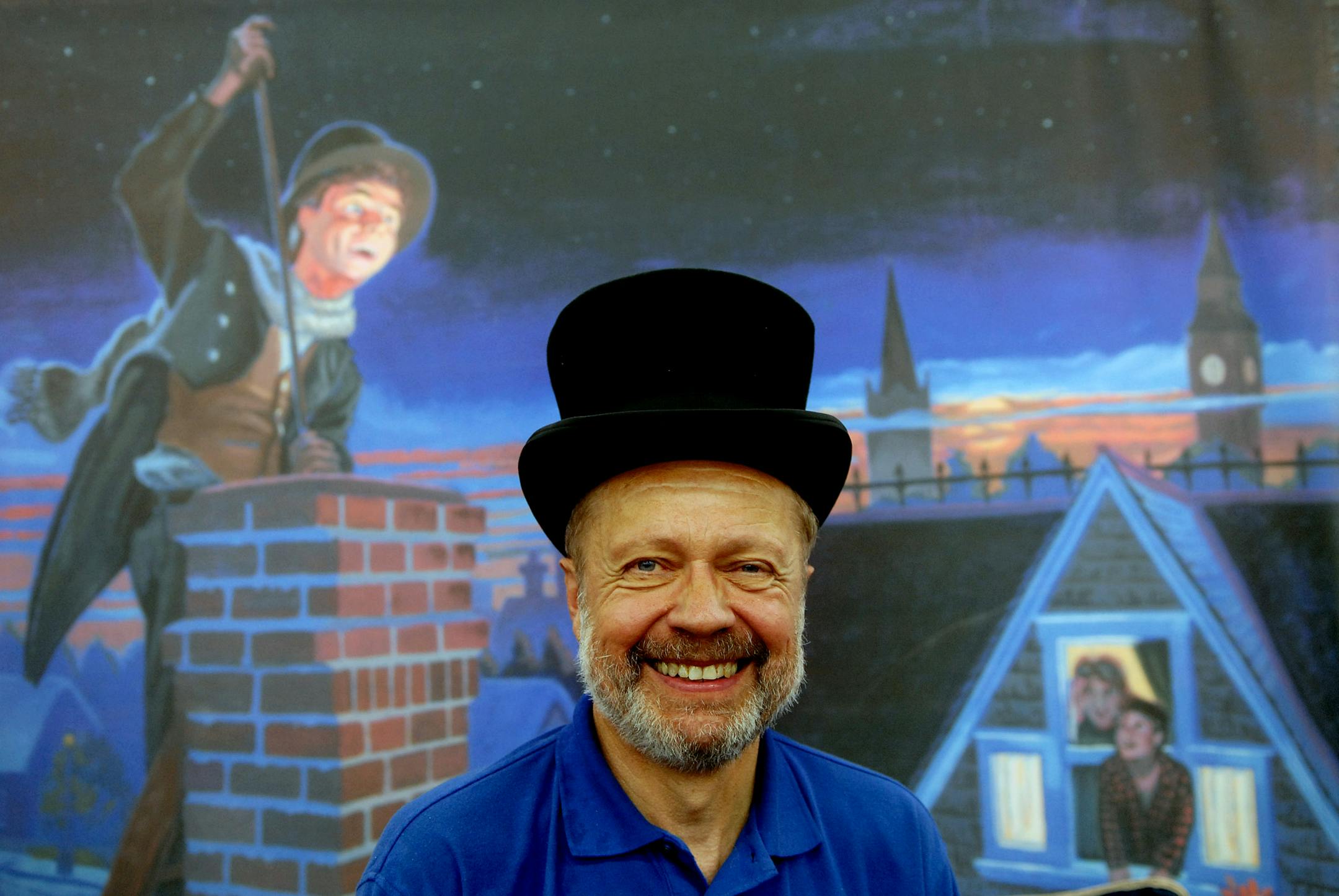Jack Pixley, a chimney sweep from the north metro who owns Jack Pixley Sweeps & Masonry, was chosen to do chimney-sweeping at the White House on Aug.18. He said he did 7 of the 38 chimney's including Chaney's office, which was the dirtiest chimney.He's been going to the state fair for 30 yrs and was stationed in the Home Improvement Building
