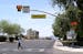Pedestrian hybrid beacon traffic light Photo: Arizona Department of Transportation