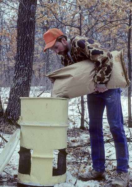 Photos from 1989: Officials say feeders won&#x2019;t be used this winter; instead, feed will be scattered in the woods.