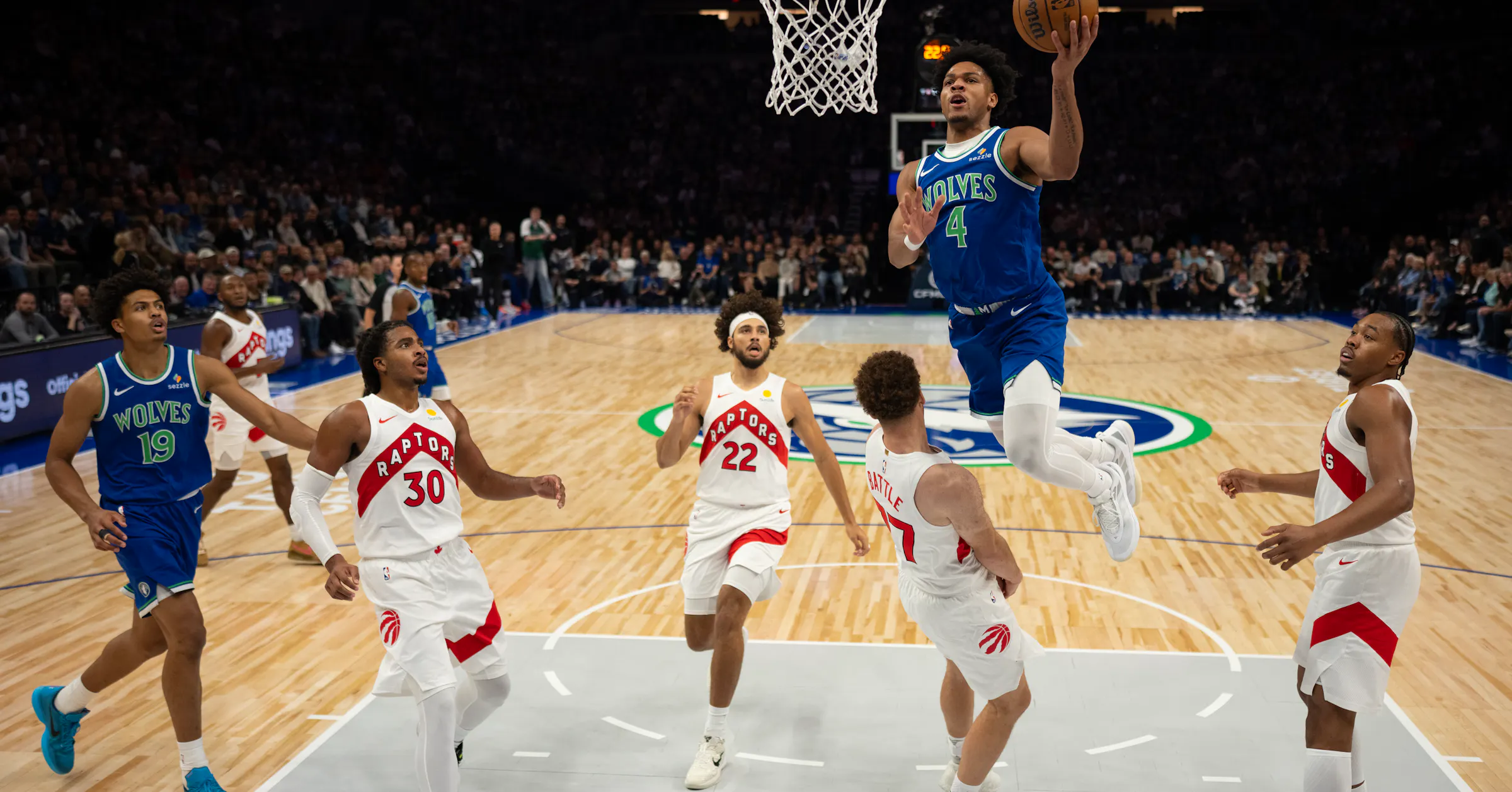 Photo: Star Tribune Timberwolves Rout Raptors 117-94 to Start Season 3-0