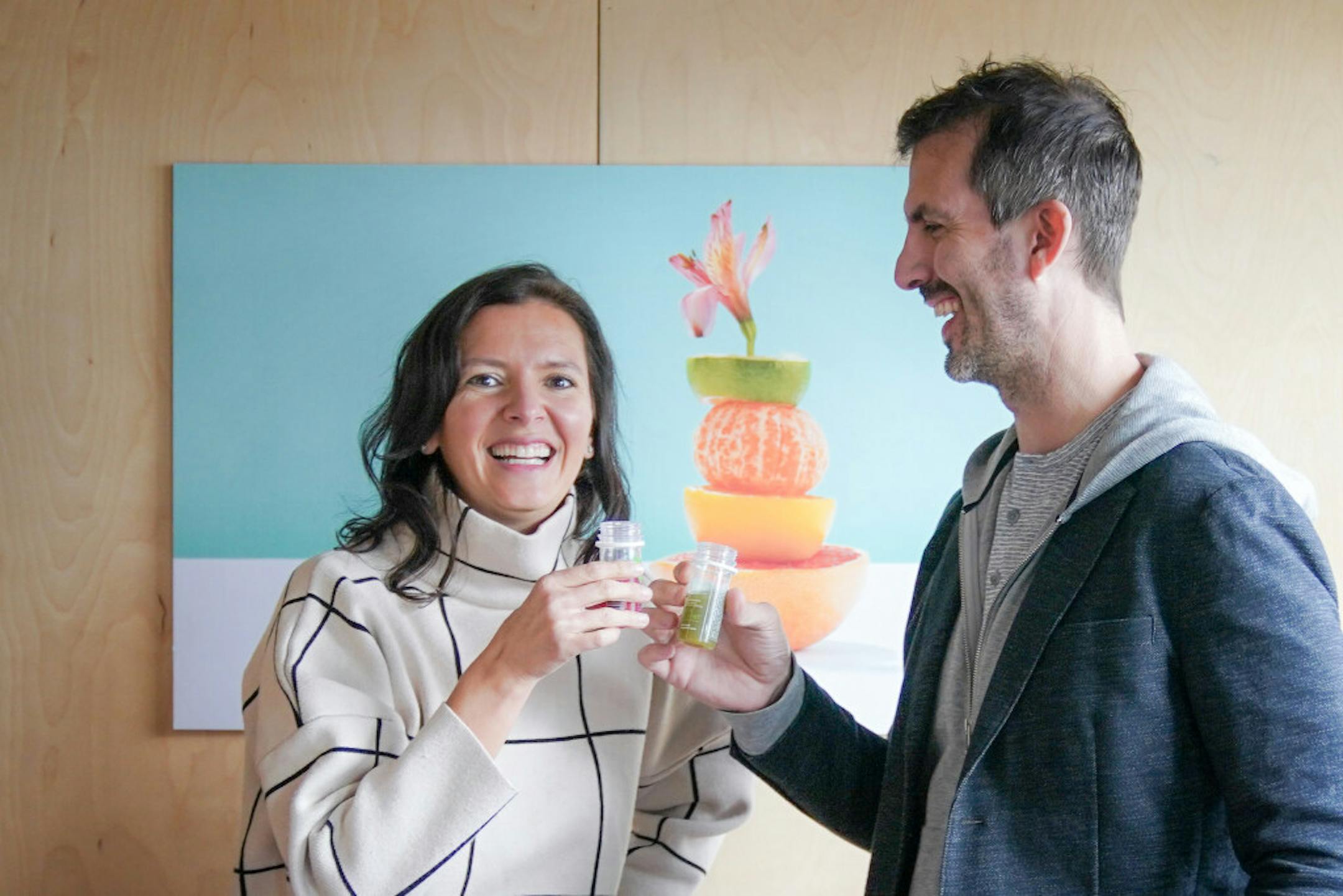 Rita Katona and husband Eric Hall, co-founders of So Good So You. (GLEN STUBBE/Star Tribune)