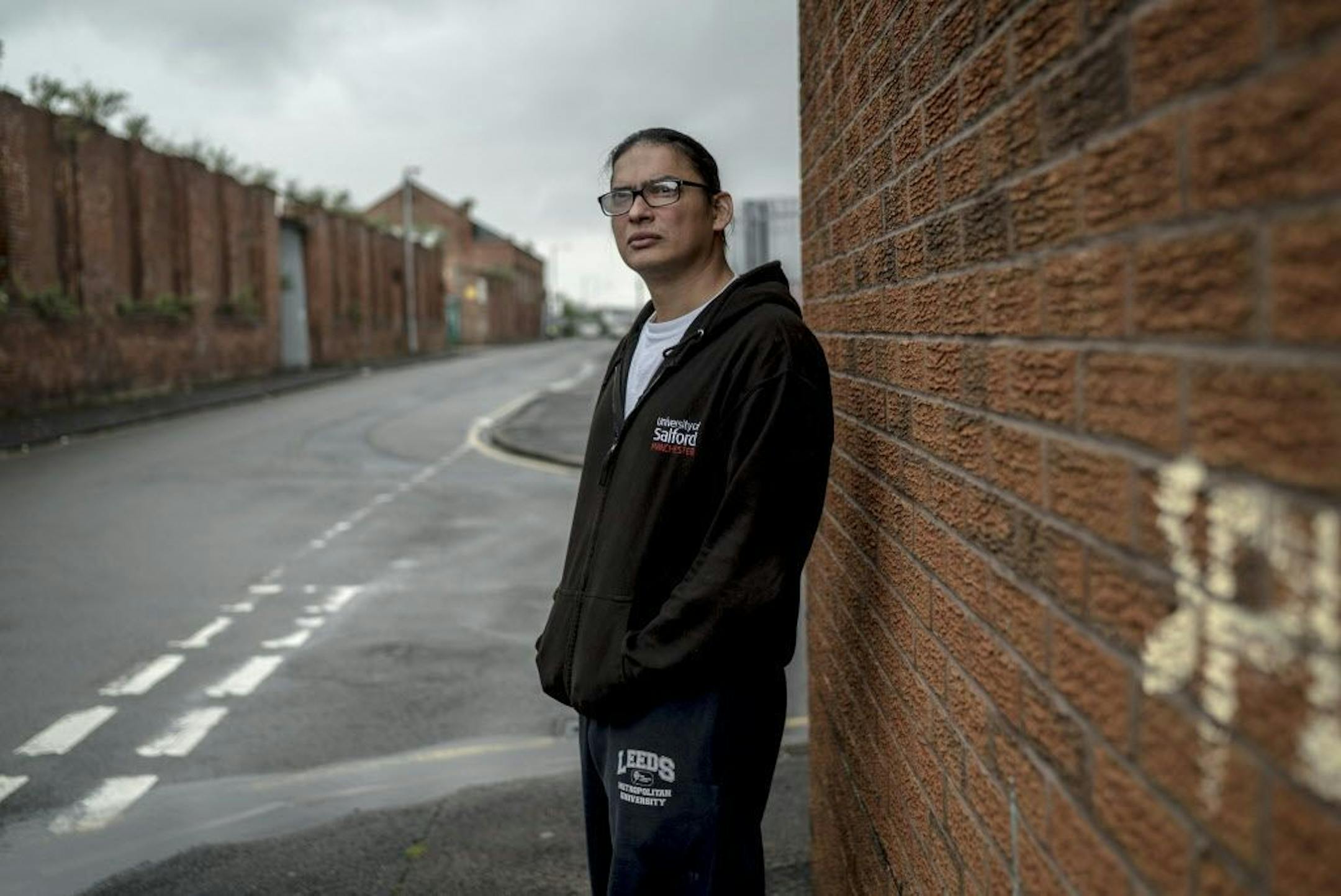 Juan Jasso, whose berating by racist hooligans on a tram drew international attention in the days after Britons voted to leave the European Union, in Manchester, England, June 28, 2016. A Mexican-American, Jasso has lived in England for 18 years and even supported the �Brexit� and still does after the attack � though he worries about attacks on immigrants.