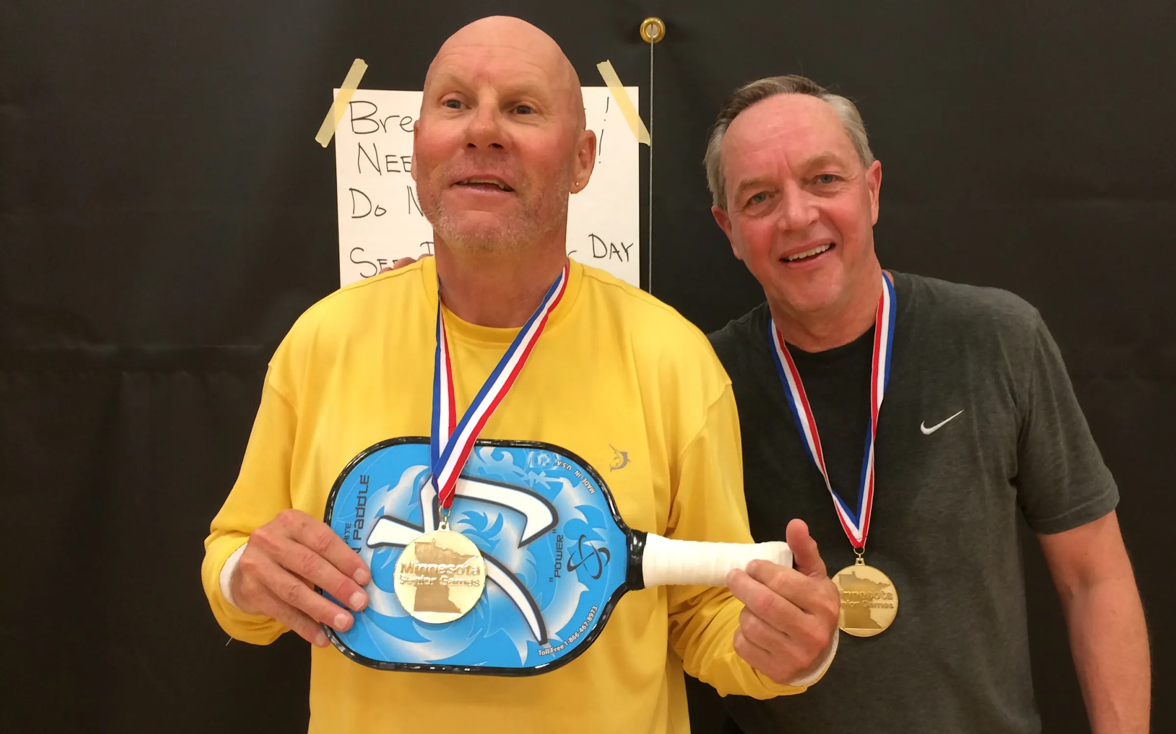 Pickleball player back from the dead - literally