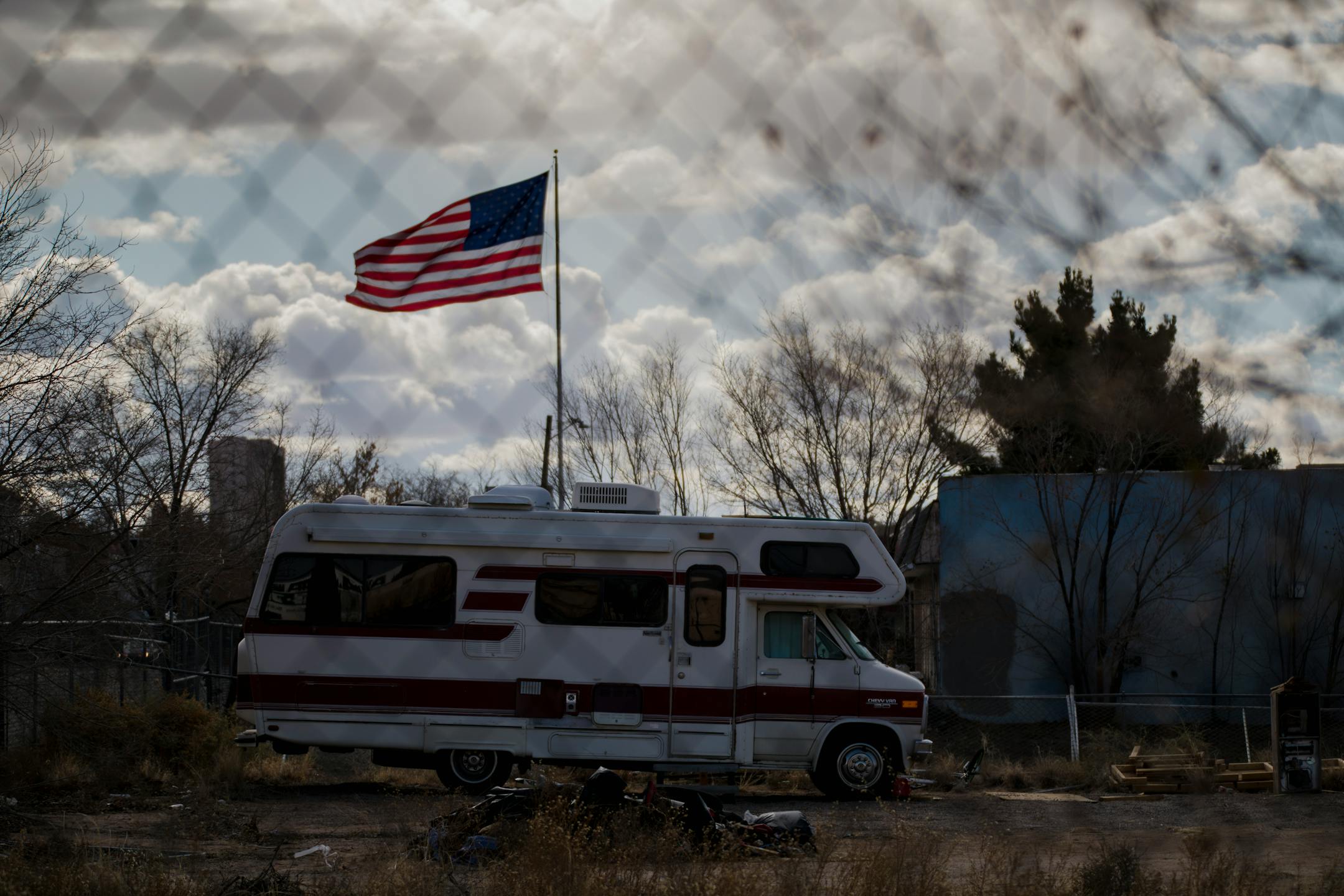 ALBUQUERQUE, NM — BC-OPED-BRUDER-NOMADLAND-FEAR-ART-NYTSF — People who live in homes-on-wheels should not have to be in constant fear of "the knock." (Adria Malcolm for The New York Times) — ONLY FOR USE WITH ARTICLE SLUGGED — BC-OPED-BRUDER-NOMADLAND-FEAR-ART-NYTSF — OTHER USE PROHIBITED