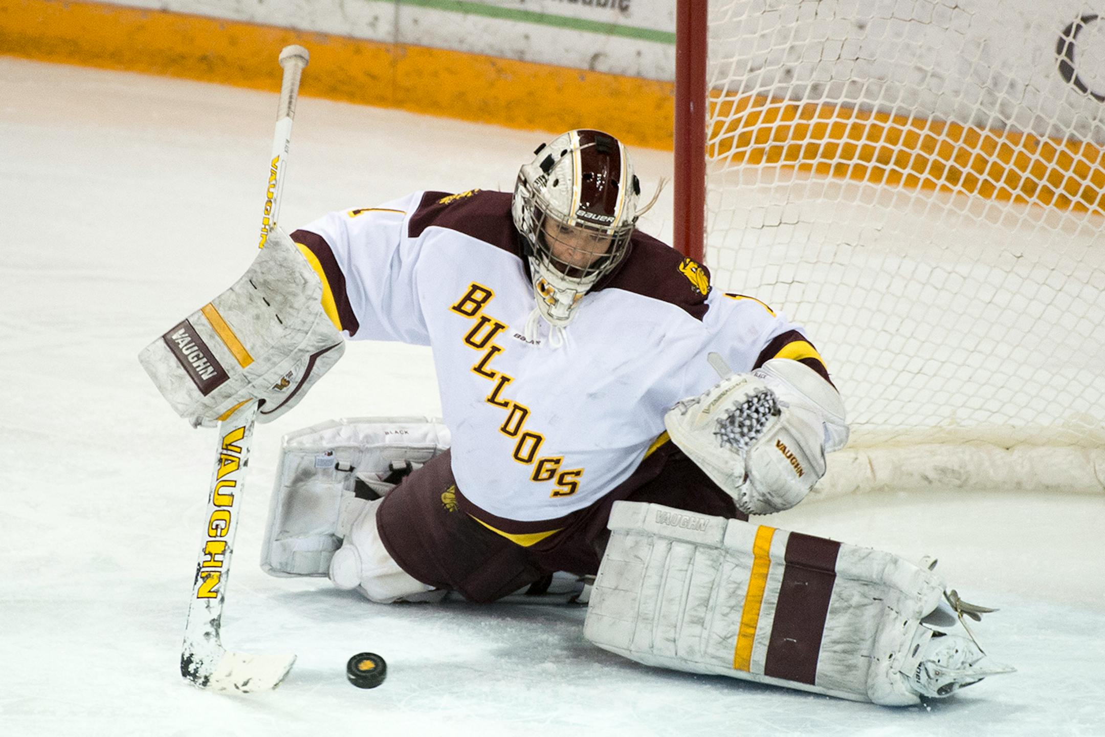 University of Minnesota Duluth goalie Kayla Black (1) makes a save against North Dakota during Saturday night's game. ] (Aaron Lavinsky | StarTribune) University of Minnesota Duluth told women's hockey head coach Shannon Miller that this season would be the las of her successful run as the Bulldog's coach. After five national championships, an NCAA record, and 11 Frozen Four Victories, Miller, the highest-paid coach in women's hockey, was told her contract would not be renewed after this season.