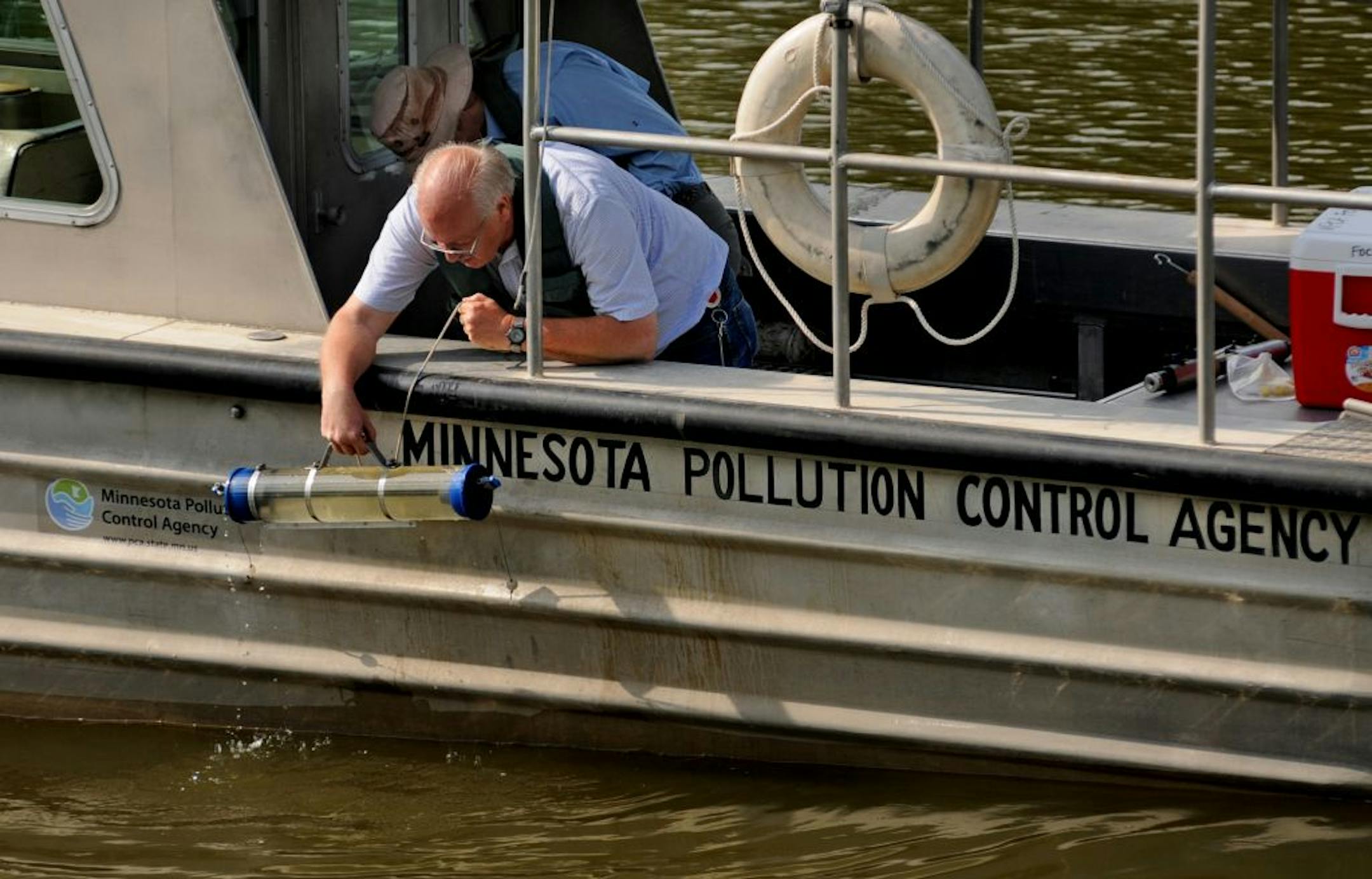 Despite the lowest flow in years, tests showed the river carries enough oxygen to support a variety of aquatic life.