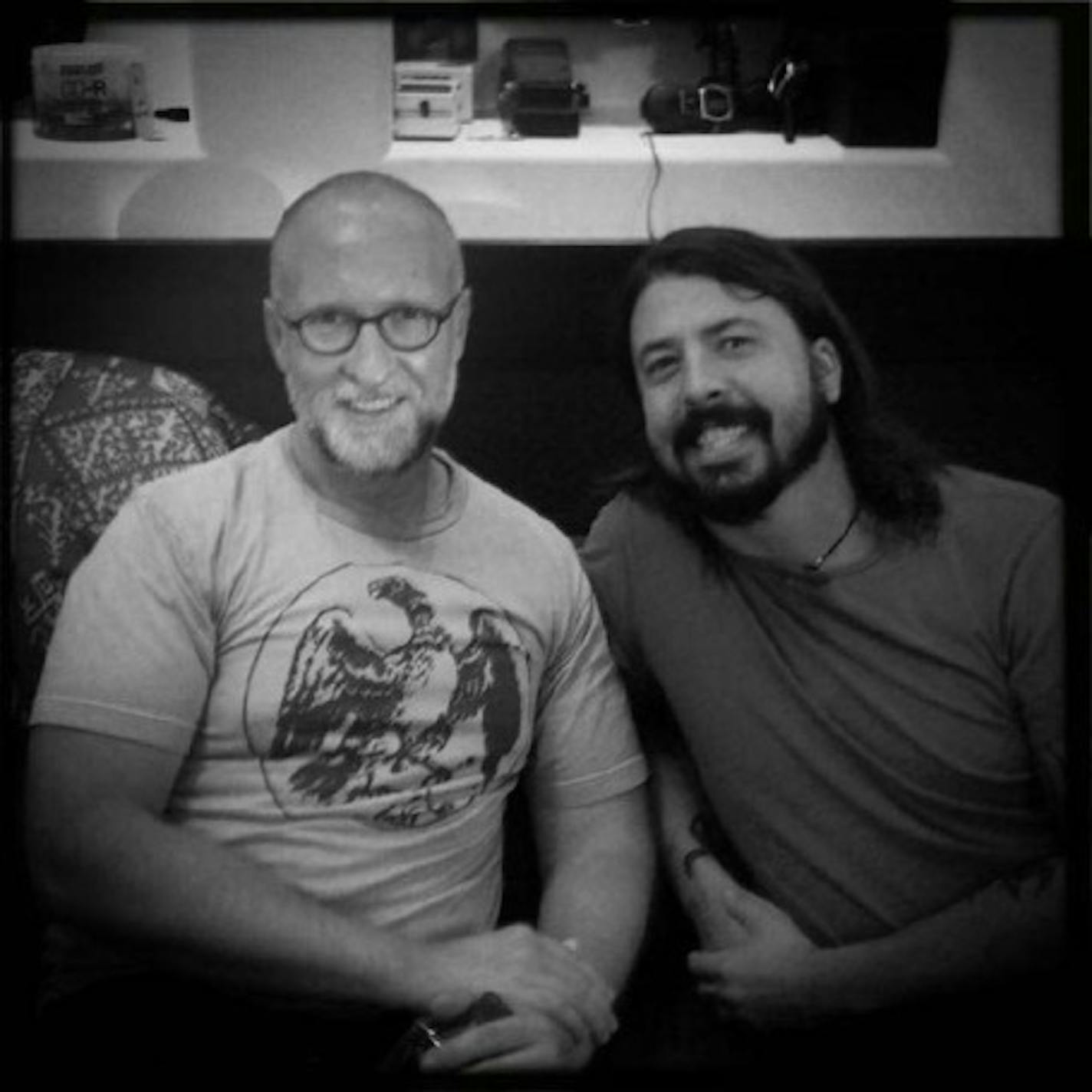 Dave Grohl's tweeted pic with Bob Mould