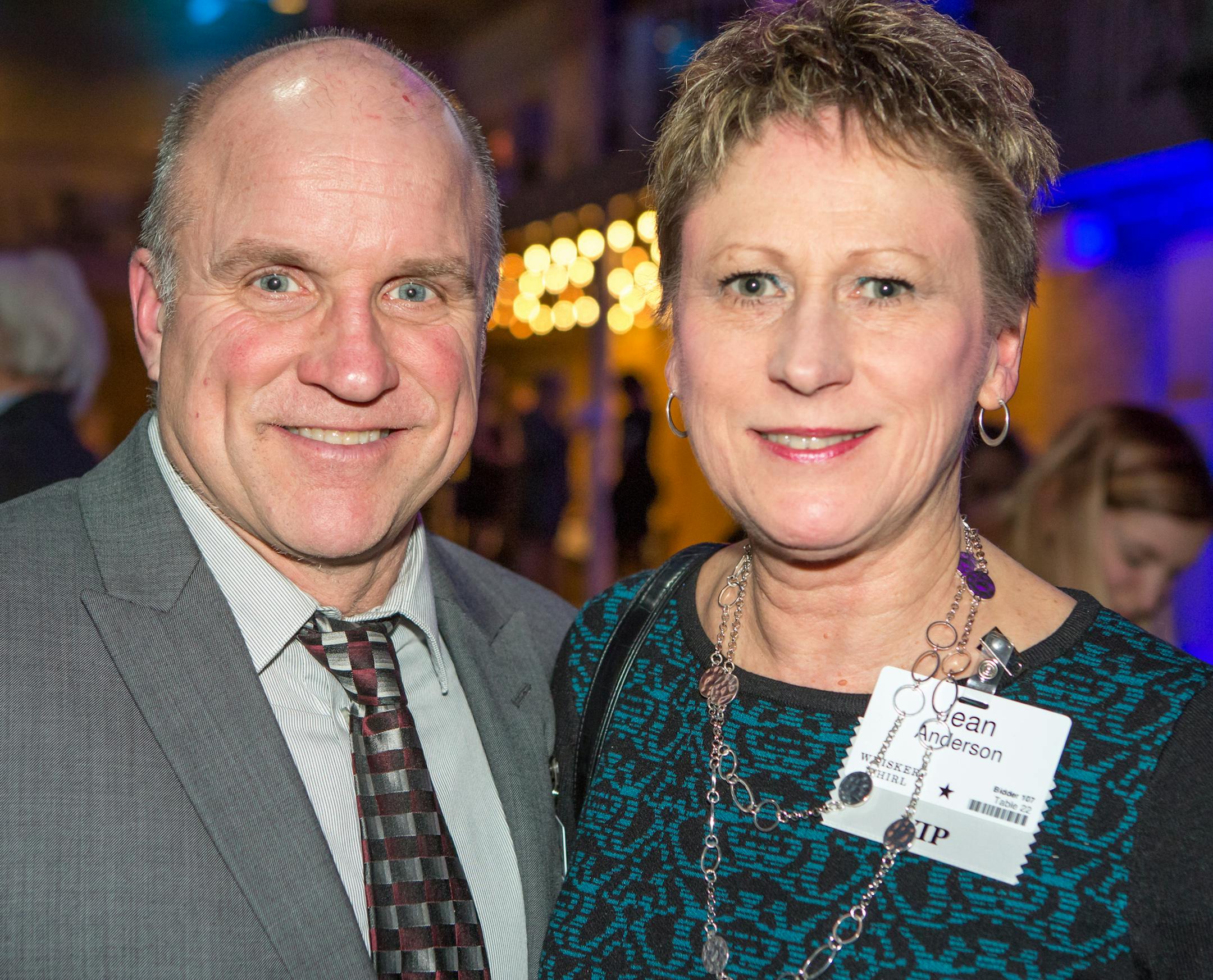 Tony Lawrence and Jean Anderson attend Whisker Whirl. [ Special to Star Tribune, photo by Matt Blewett, Matte B Photography, matt@mattebphoto.com, February 25, 2017, Whisker Whirl: A Gala to benefit Animal Humane Society, International Market Square, Minneapolis, Minnesota, SAXO FACE031217 1002866434
