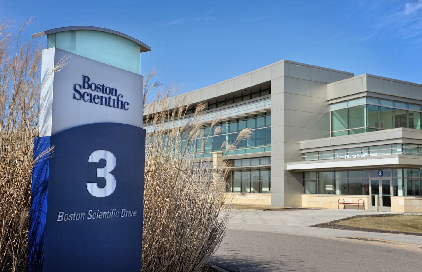 Boston Scientific offices in Arden Hills. (GLEN STUBBE/Star Tribune)