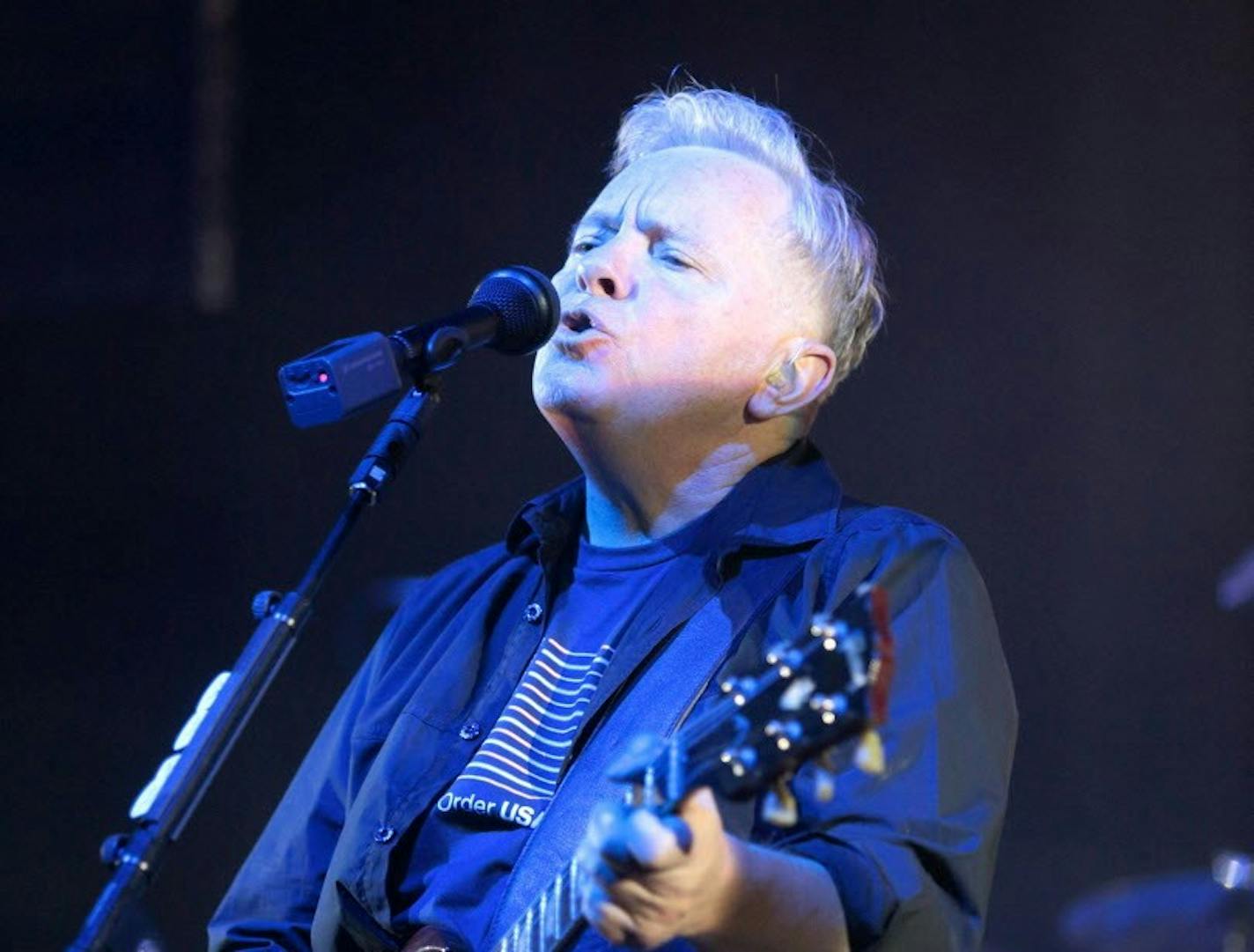 Bernard Sumner of the band New Order. (Photo by Owen Sweeney/Invision/AP) ORG XMIT: MIN1808151128241513