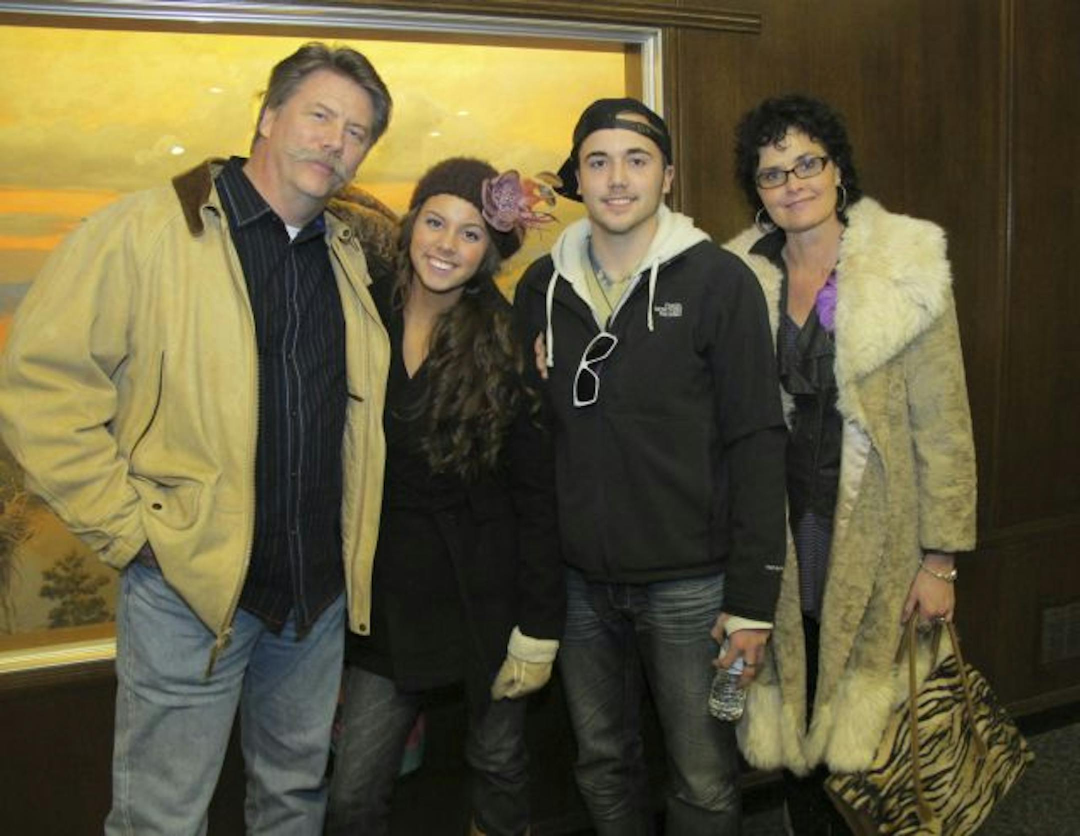 Craig, Kasey, Tyler and Theresa Dormanen.