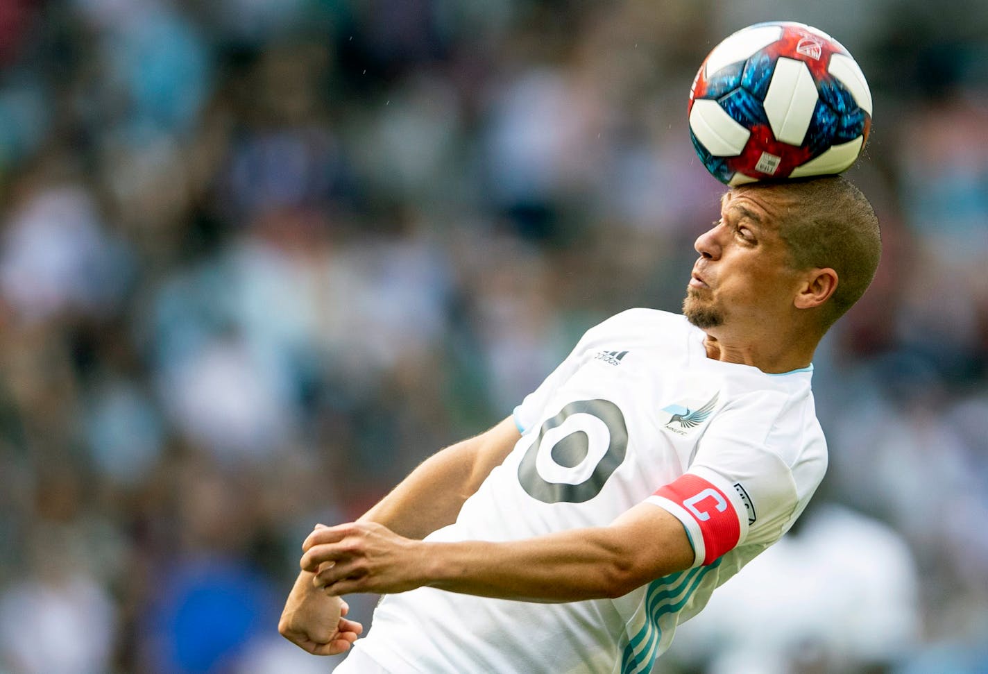 Minnesota United midfielder and captain Osvaldo Alonso