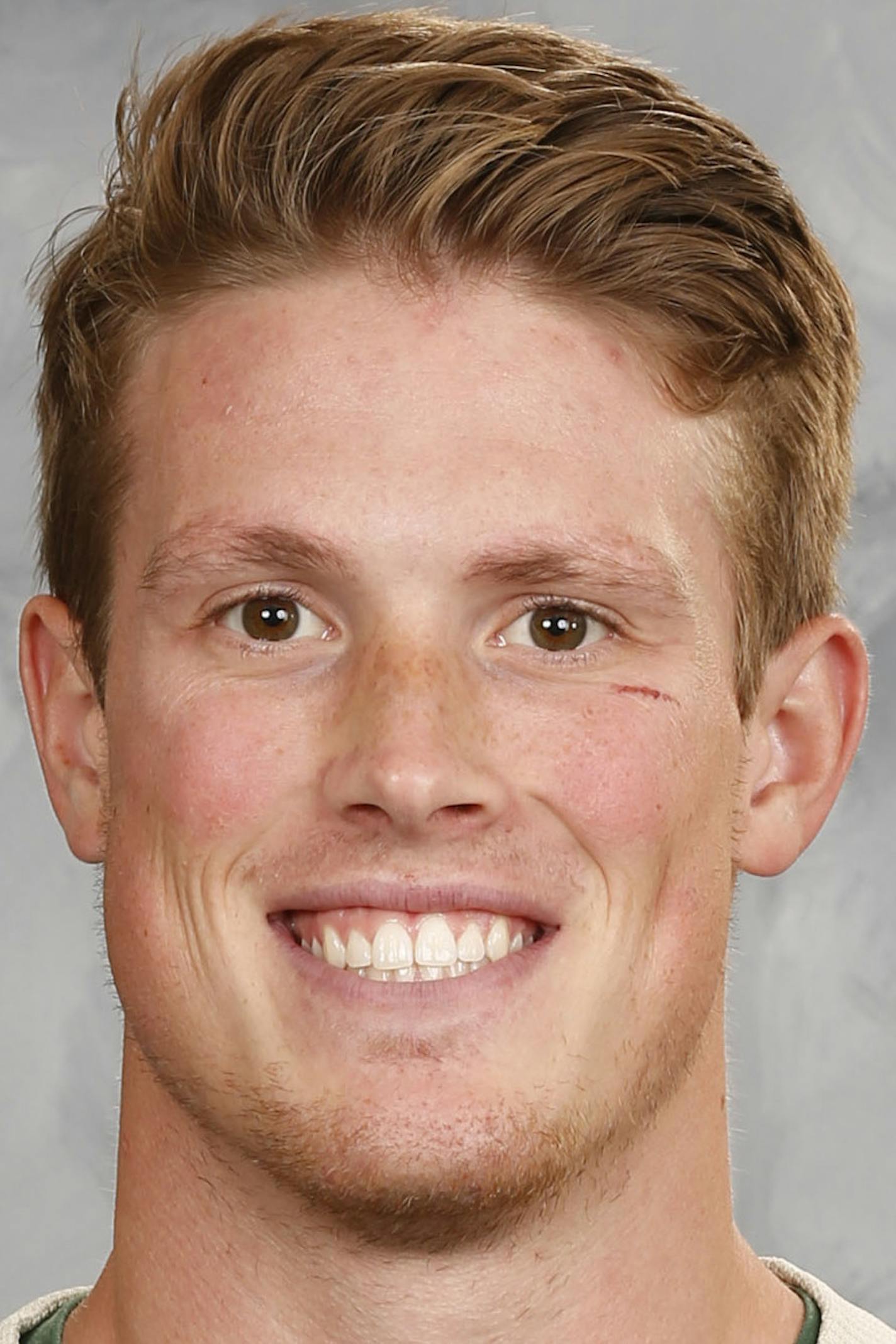 ST. PAUL, MN - SEPTEMBER 22: Nick Seeler #72 of the Minnesota Wild poses for his official headshot for the 2016-2017 season on September 22, 2016 at the Xcel Energy Center in St. Paul, Minnesota. (Andy King/NHLI via Getty Images) *** Local Caption *** Nick Seeler ORG XMIT: 670947917